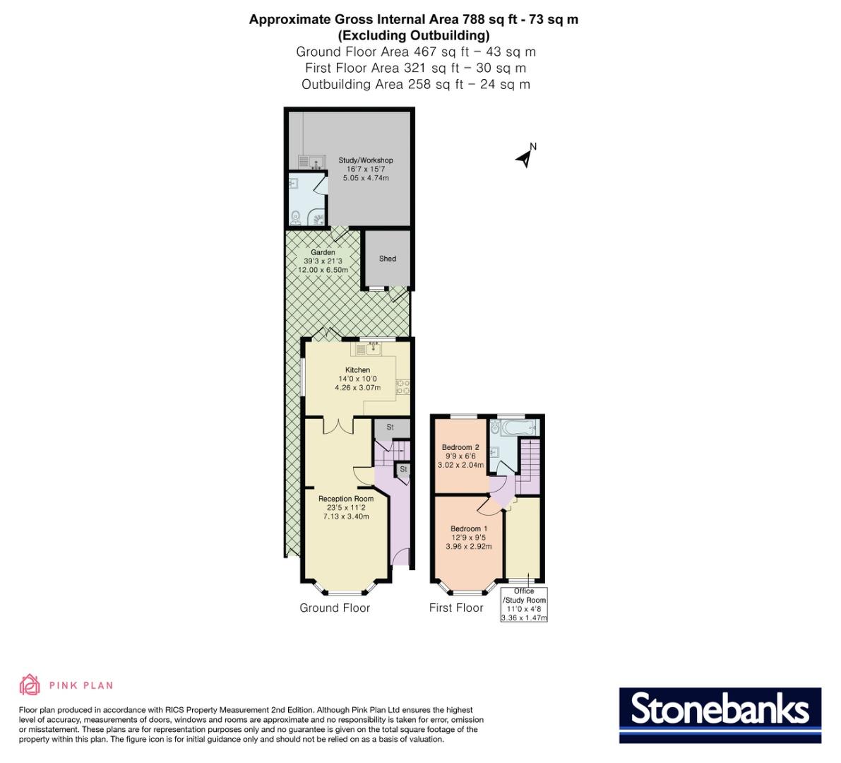 A7, East Drive, Watford floorplan