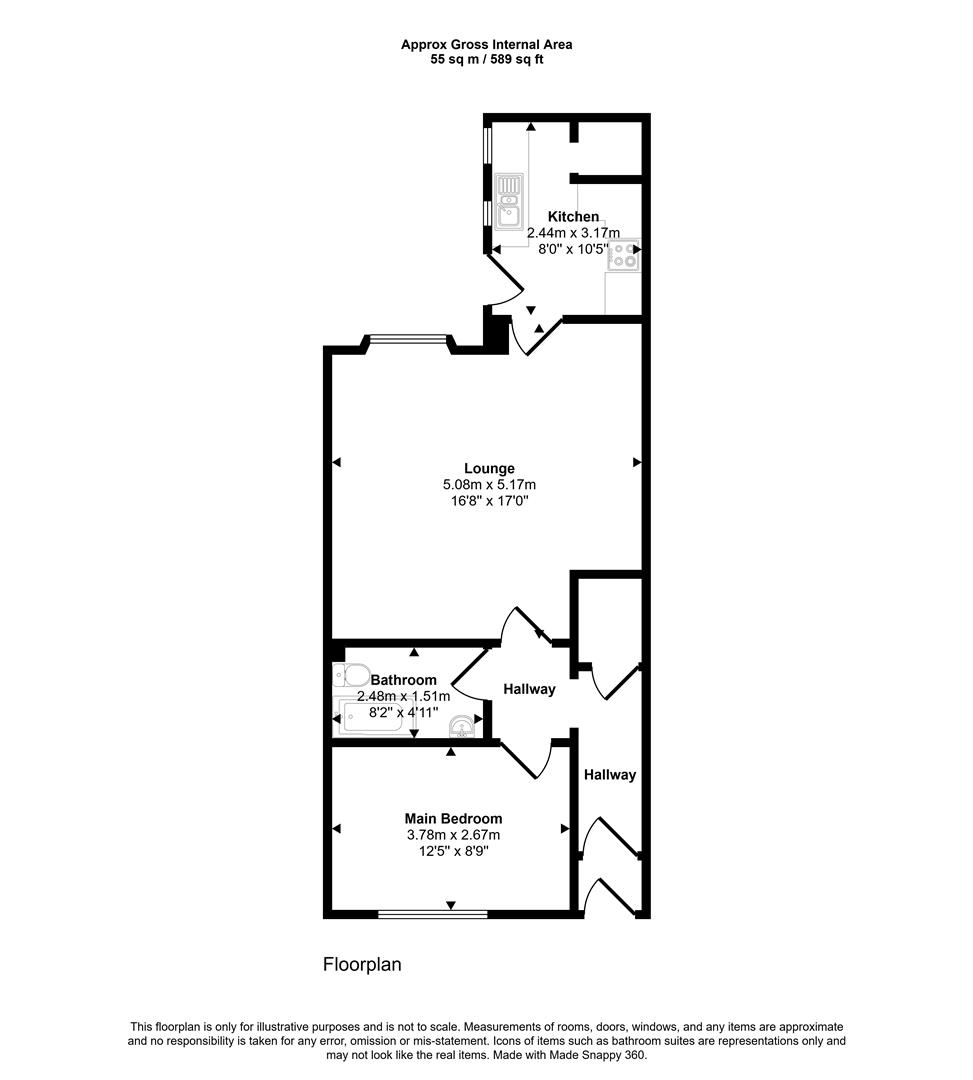 97, Jerviston Street, Motherwell floorplan