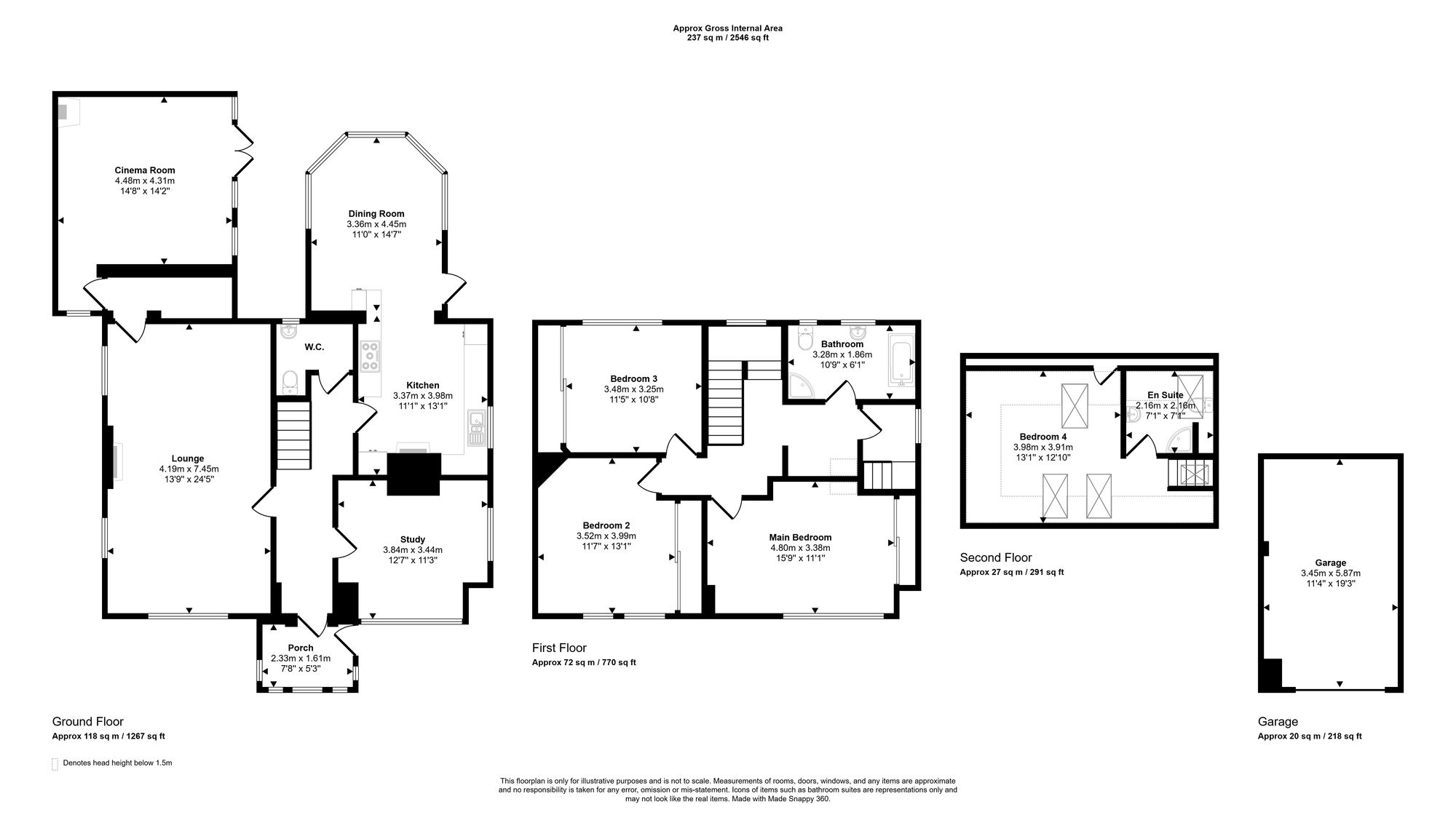 4 St. Leonards Road, Bridgend floorplan