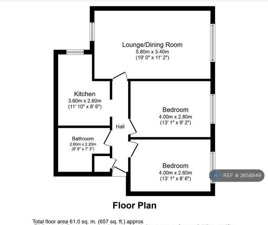 Rudolph Court, London Road, Waterlooville floorplan