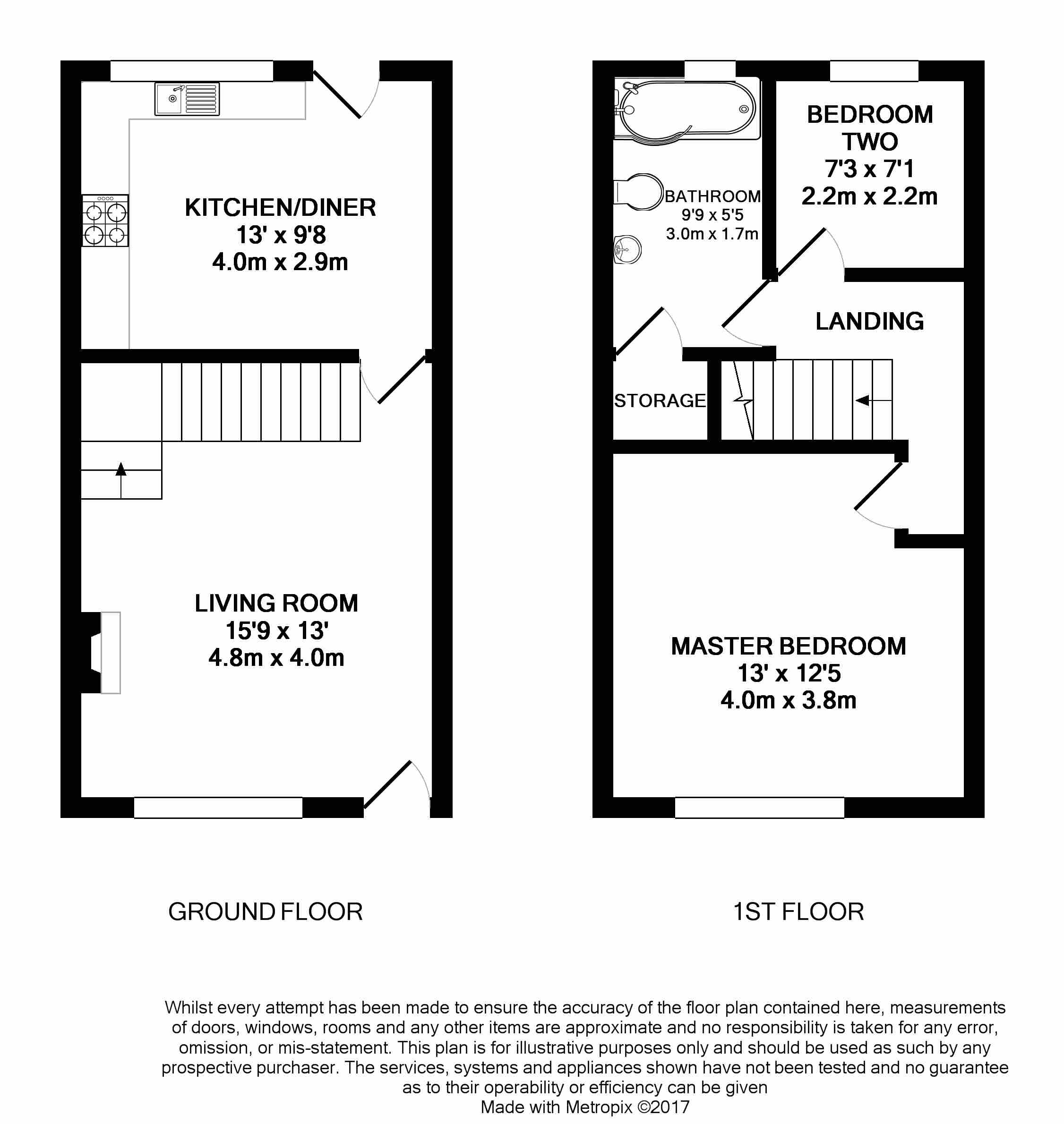 2 Bedrooms Semi-detached house to rent in Queens View Drive, Waingroves, Ripley DE5