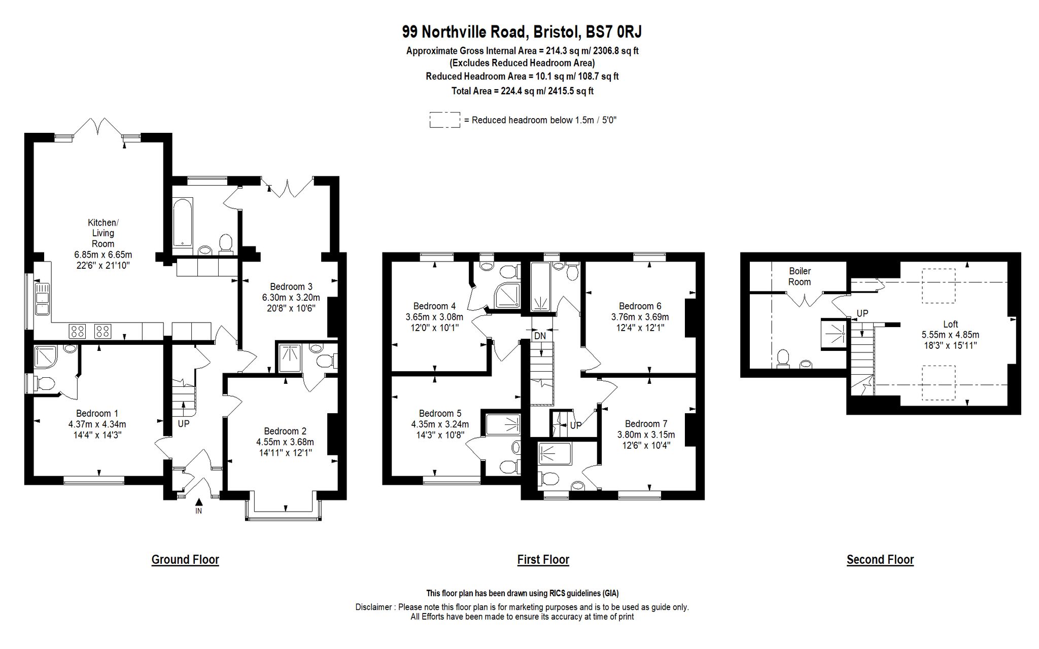 99, Northville Road, Bristol floorplan