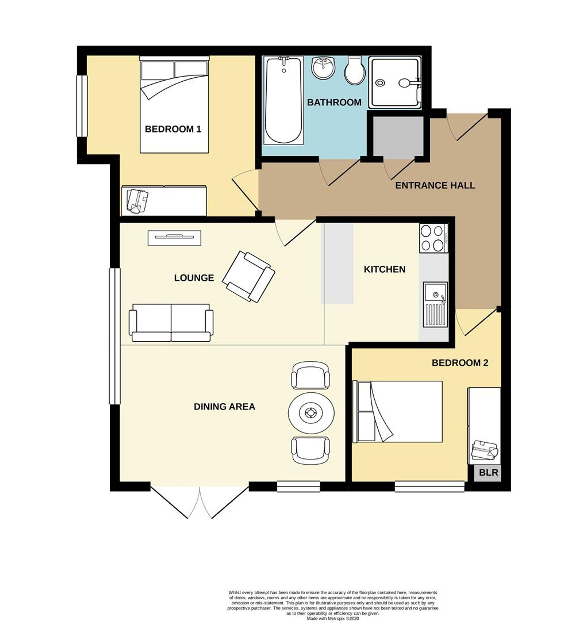 Apt 6, Scalby View Apartments, Scarborough floorplan