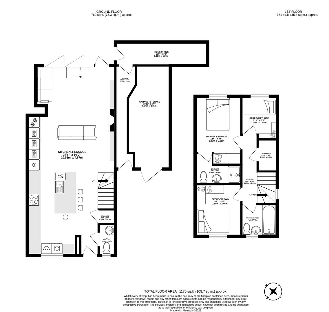 14, Suffolk Court, Chorley floorplan