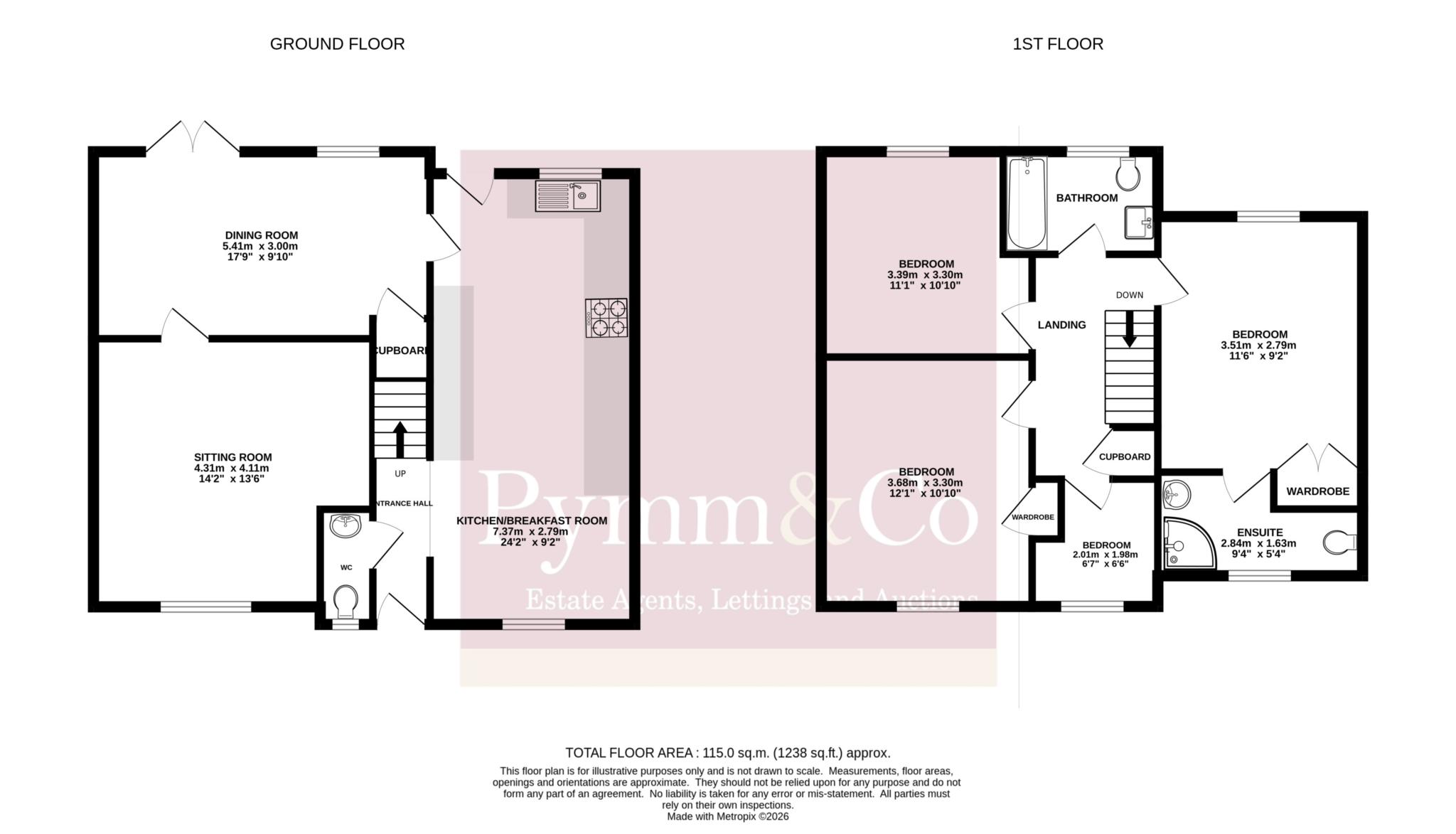 36, Old Post Road, Melton Constable floorplan