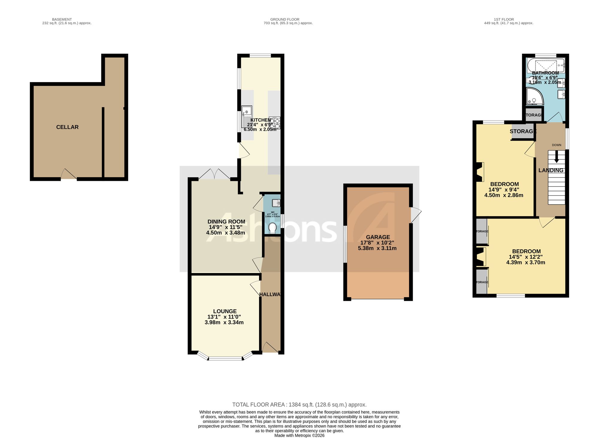 1 Thelwall View Knutsford Road, Warrington floorplan