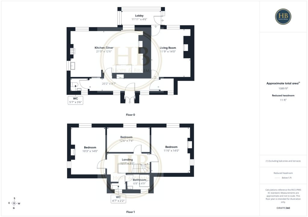White Cottage, 89 Mayfield Road, Whitby floorplan