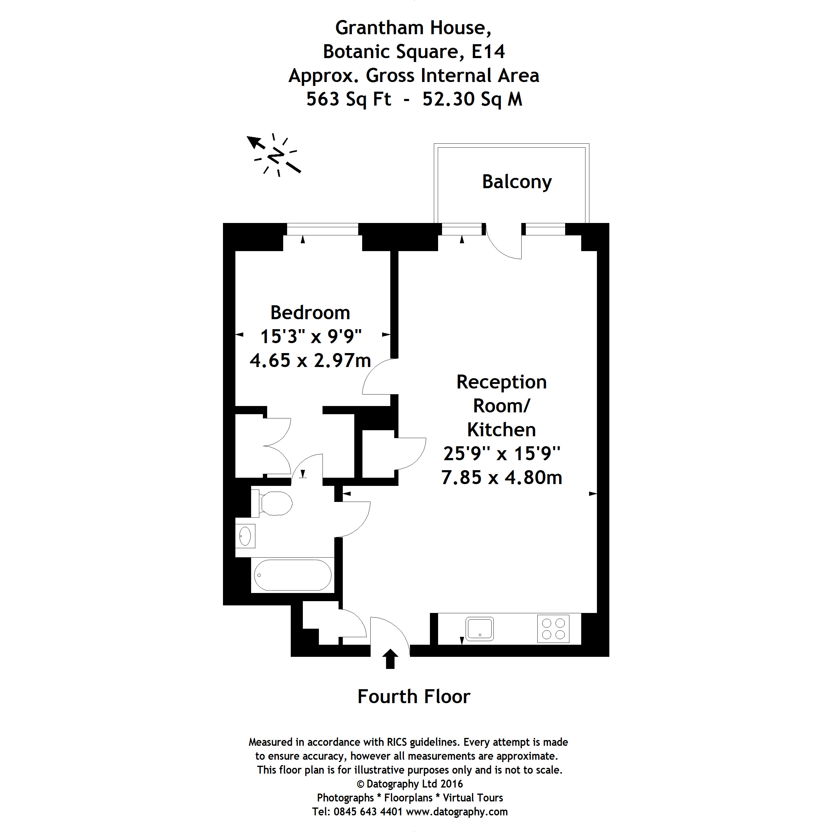 1 Bedrooms Flat to rent in Grantham House, London City Island, Canning Town E14