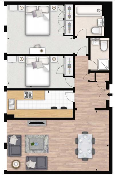 2 Bedrooms Flat to rent in Abbey Orchard Street, London SW1P