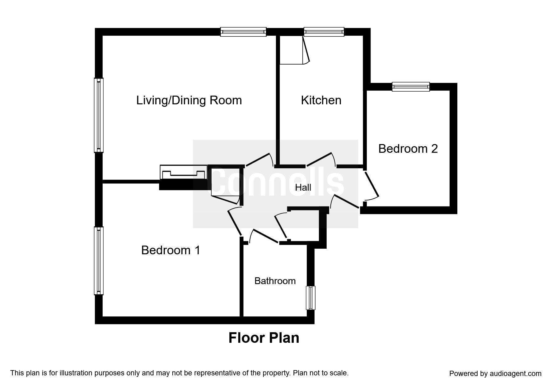 2 Bedrooms Flat for sale in Emlyn Road, Redhill RH1