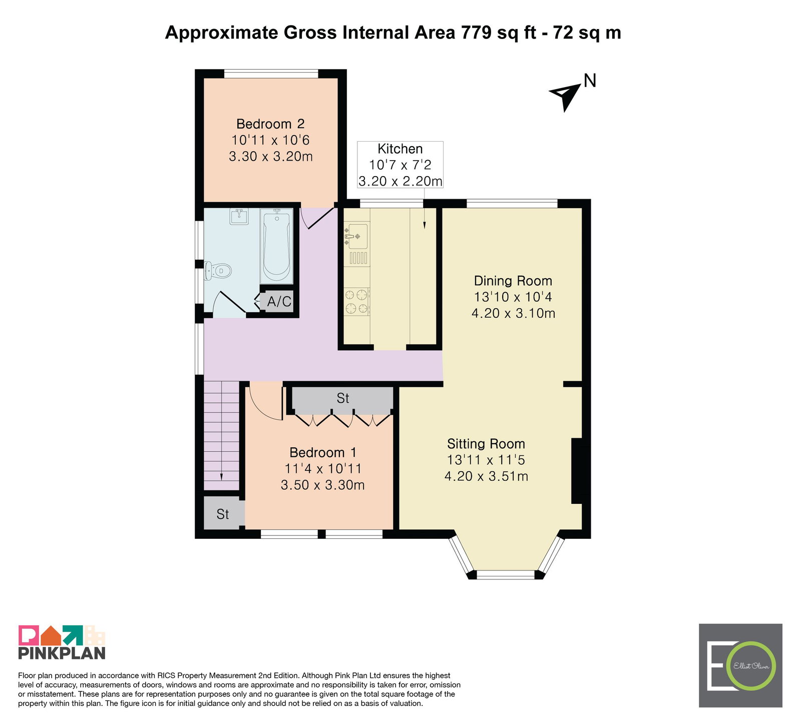 1a, Brymore Avenue, Cheltenham floorplan