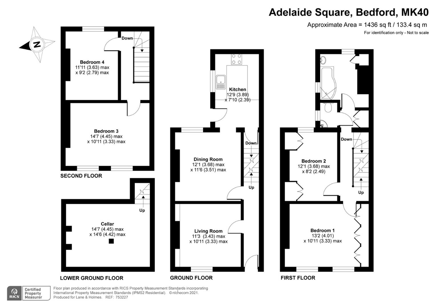 Adelaide Square, Bedford MK40, 4 bedroom semidetached house for sale