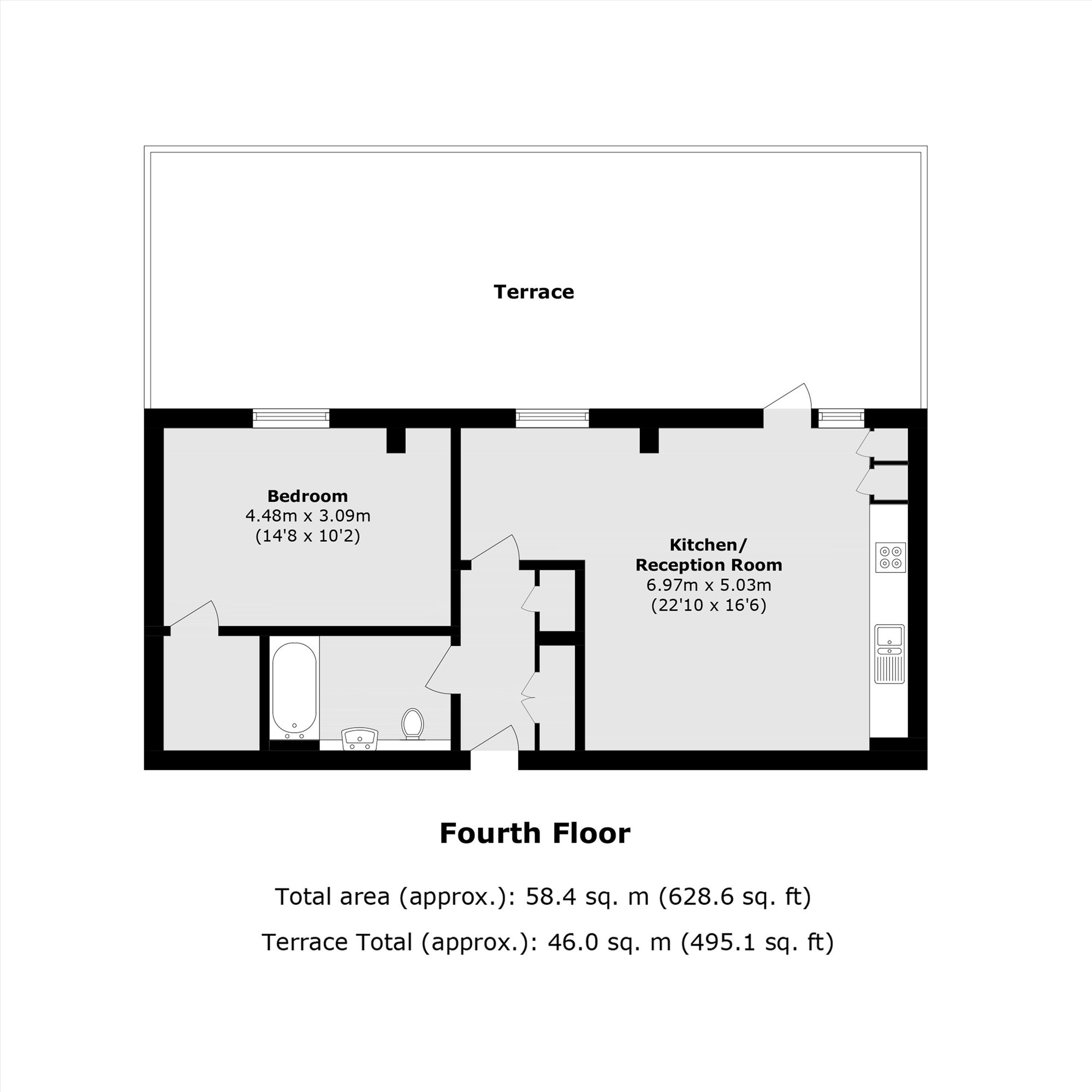 Pocock Street, London floorplan