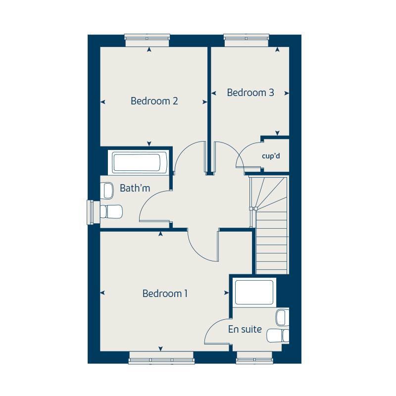 "The Hazel" at Box Road, Cam, Dursley GL11, 3 bedroom semidetached