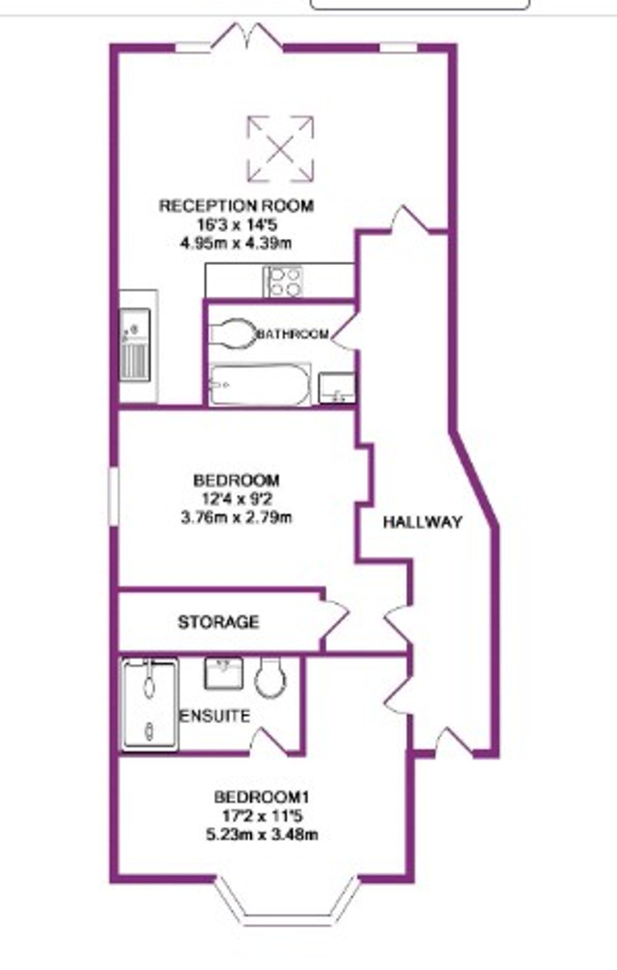 Ground Floor Left Flat, 24 Upton Road, Watford floorplan