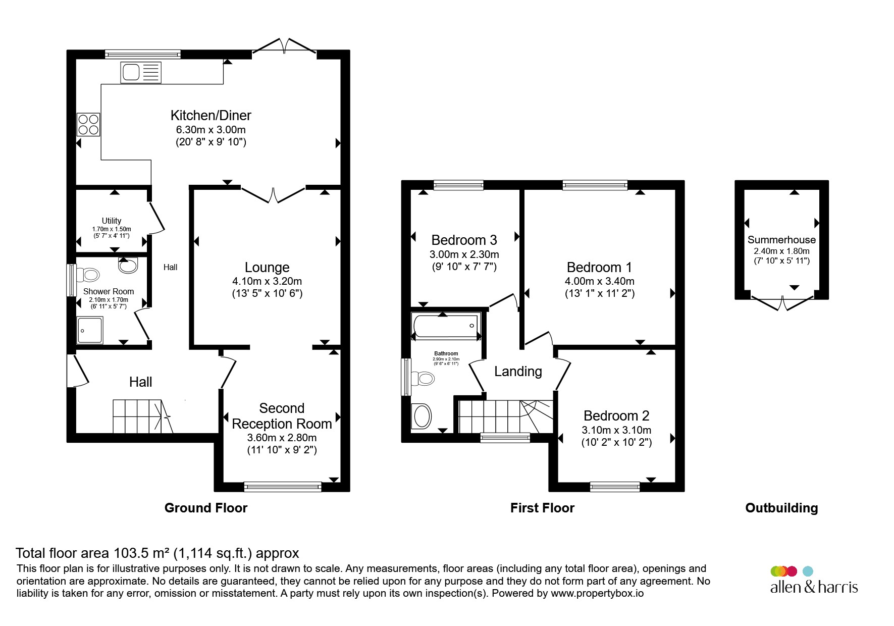3, Kennion Road, Wells floorplan
