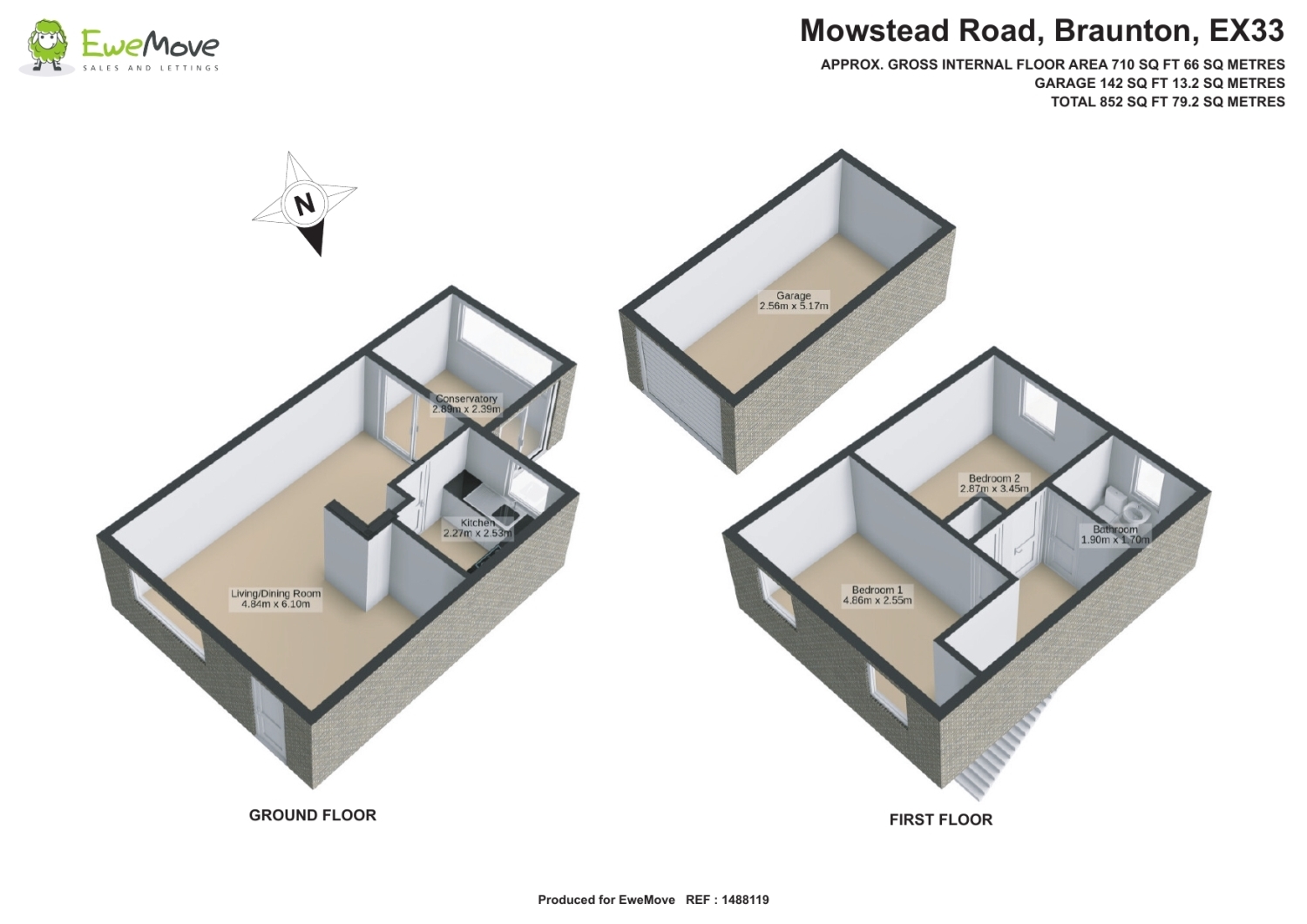 6, Mowstead Park, Braunton floorplan