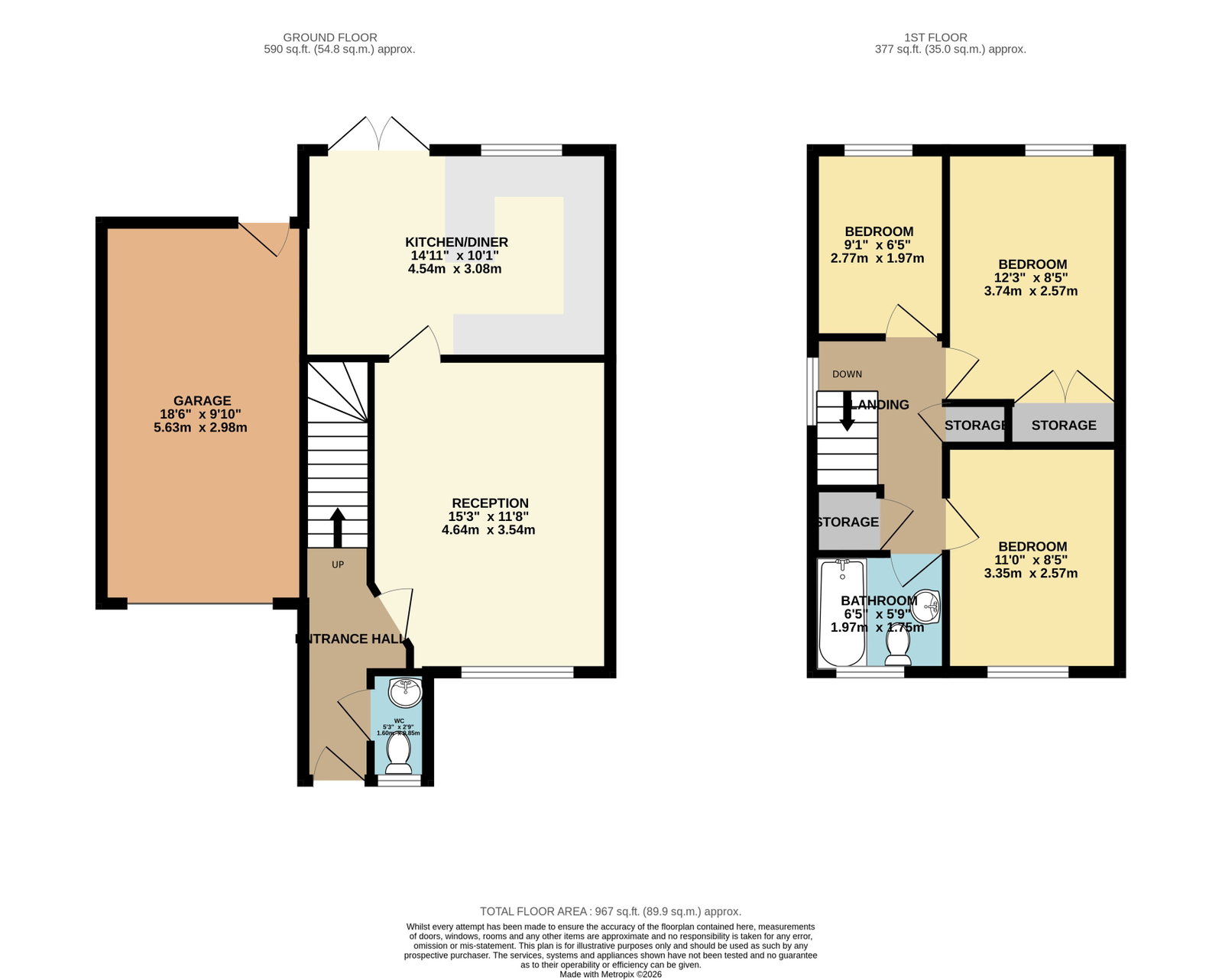3, Linden Lea Drive, Blackwood floorplan
