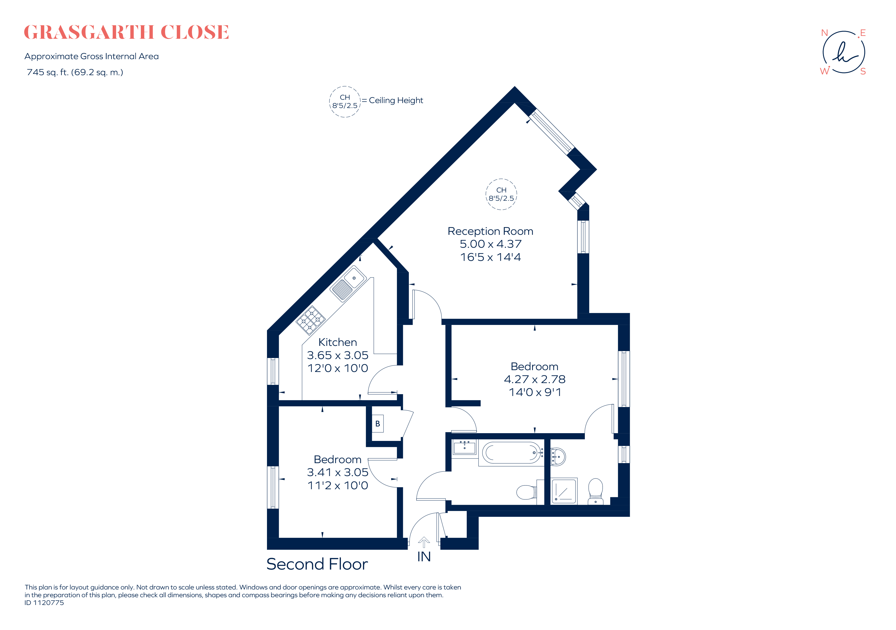 17, Grasgarth Close, Acton floorplan