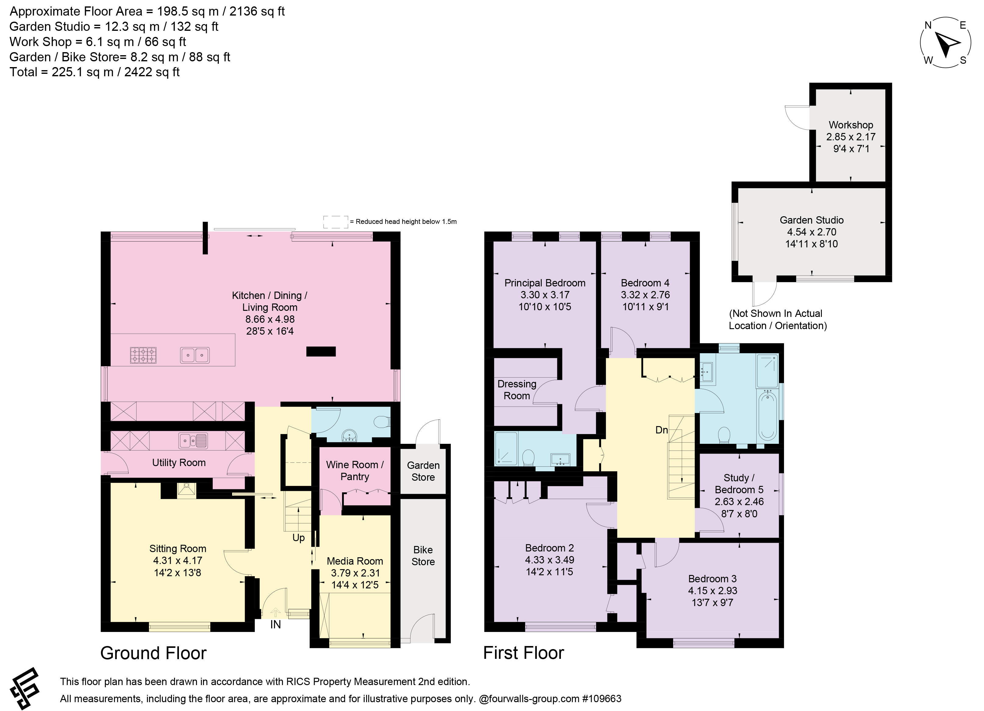 16, Kilham Lane, Winchester floorplan