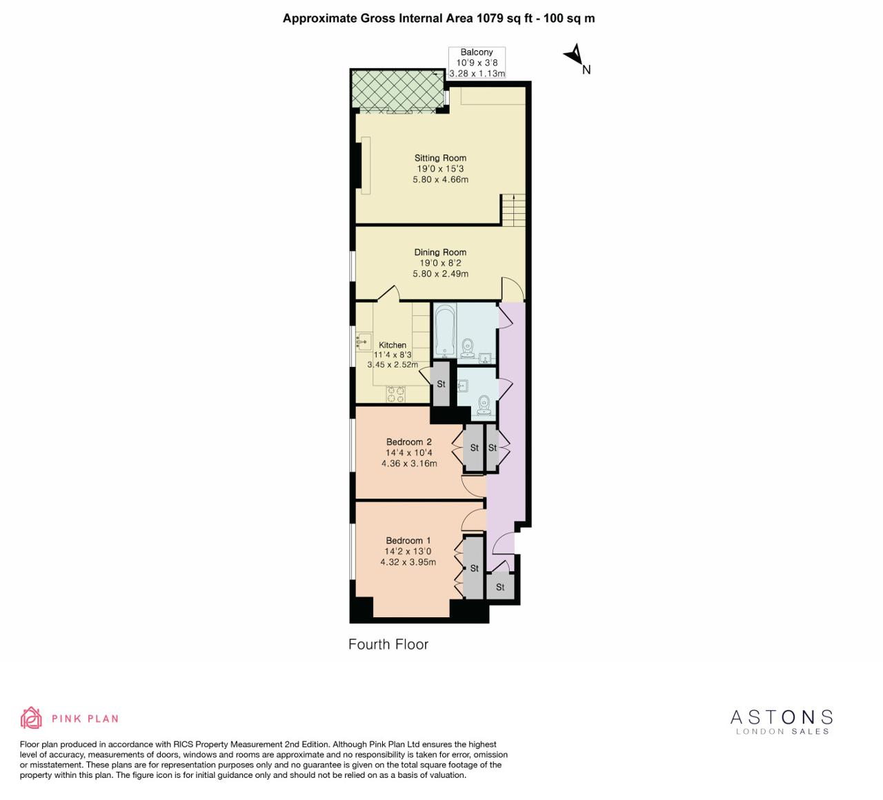 11, The Water Gardens, London floorplan