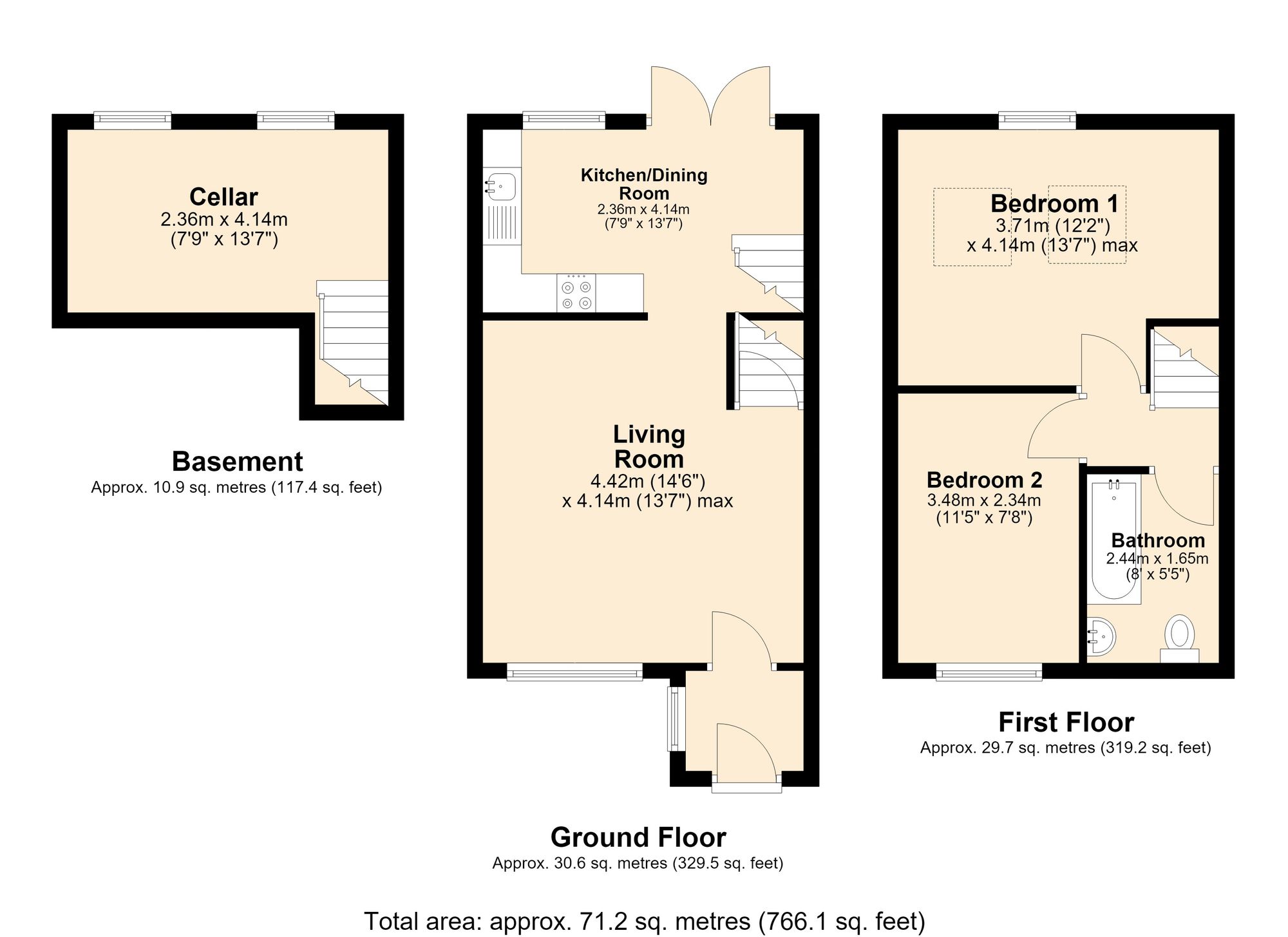 5 Cross Edge, Accrington floorplan