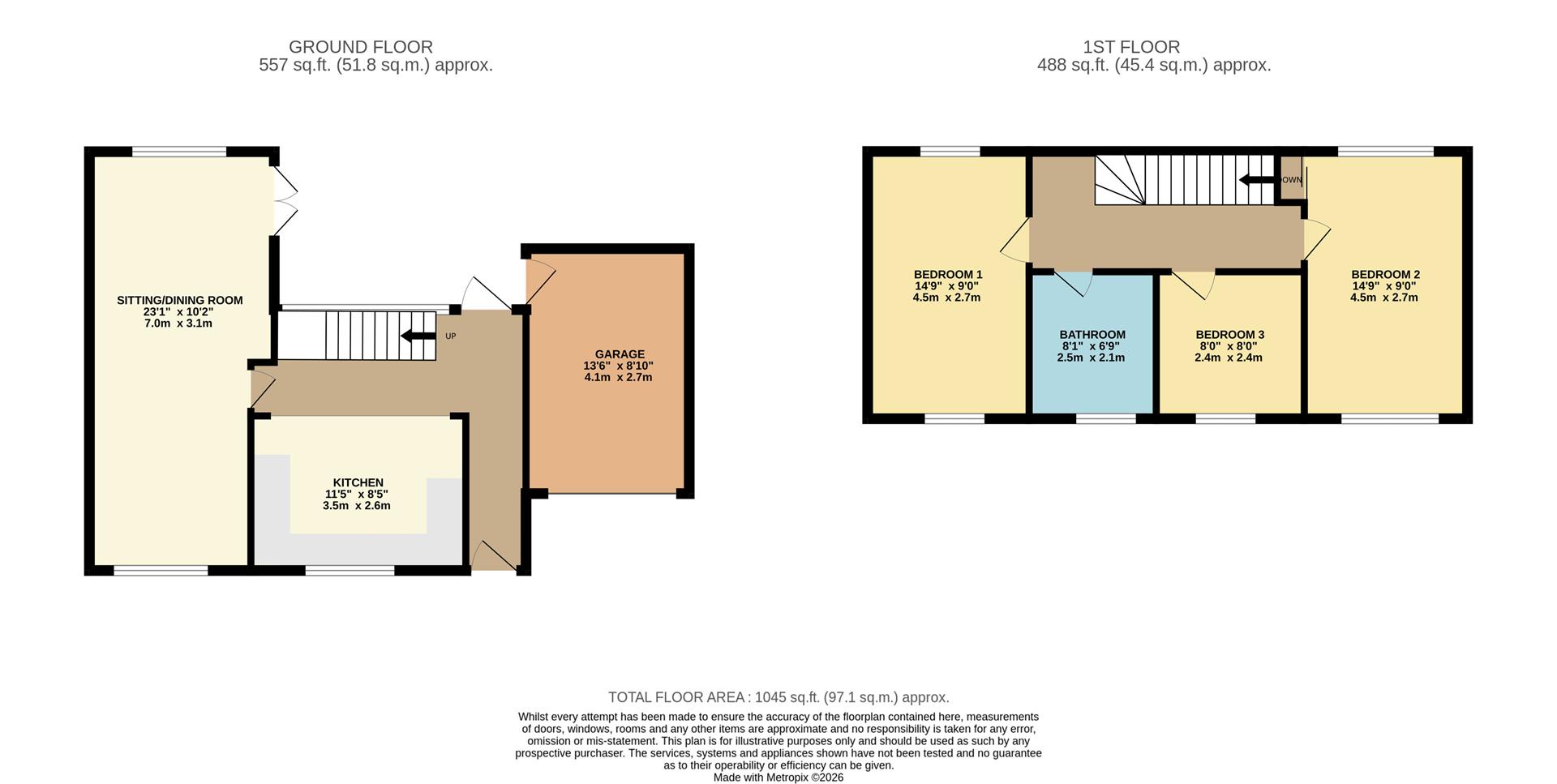 21, Maple Avenue, Chingford floorplan