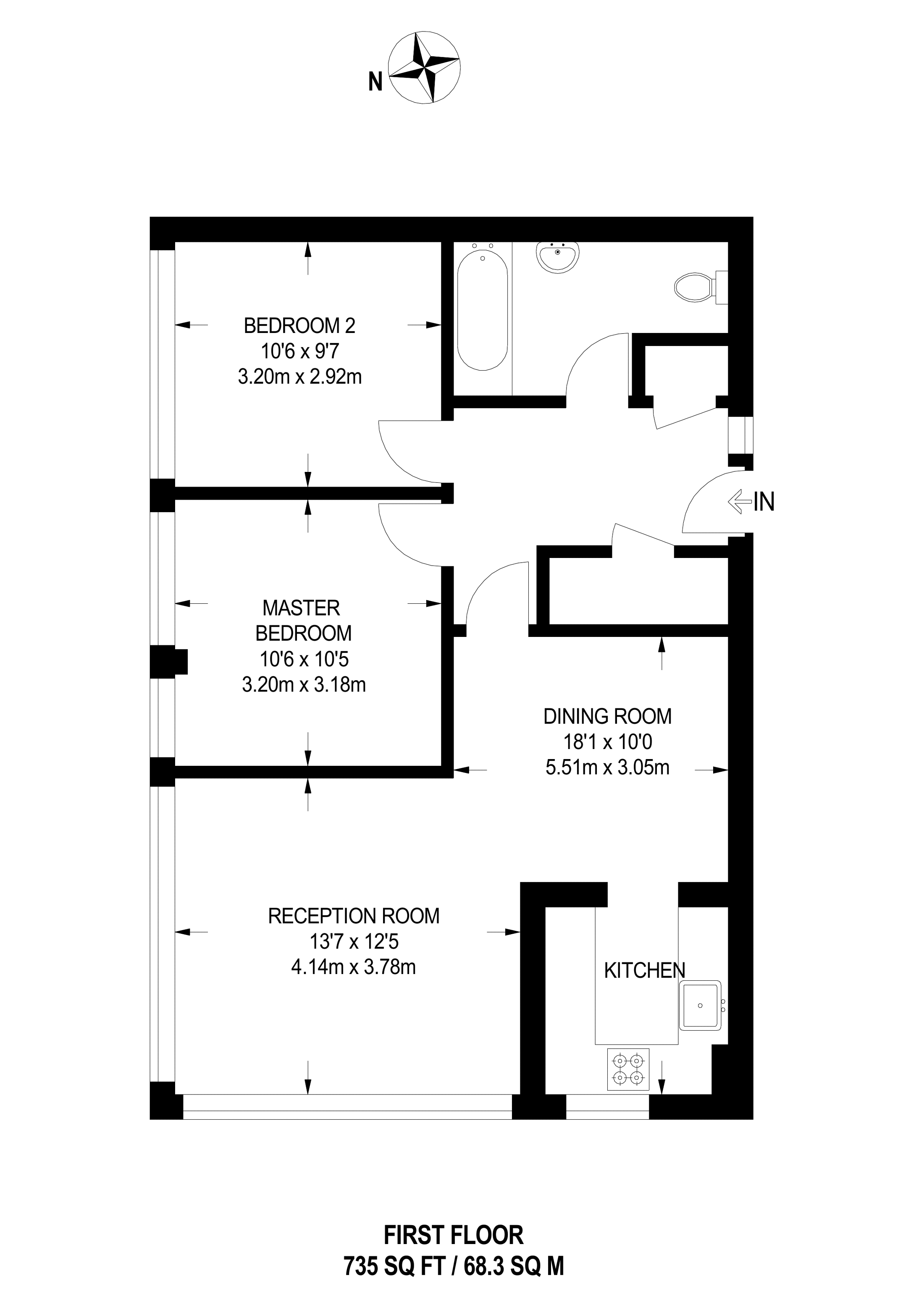 2 Bedrooms Flat for sale in Furmage Street, Earlsfield, London SW18