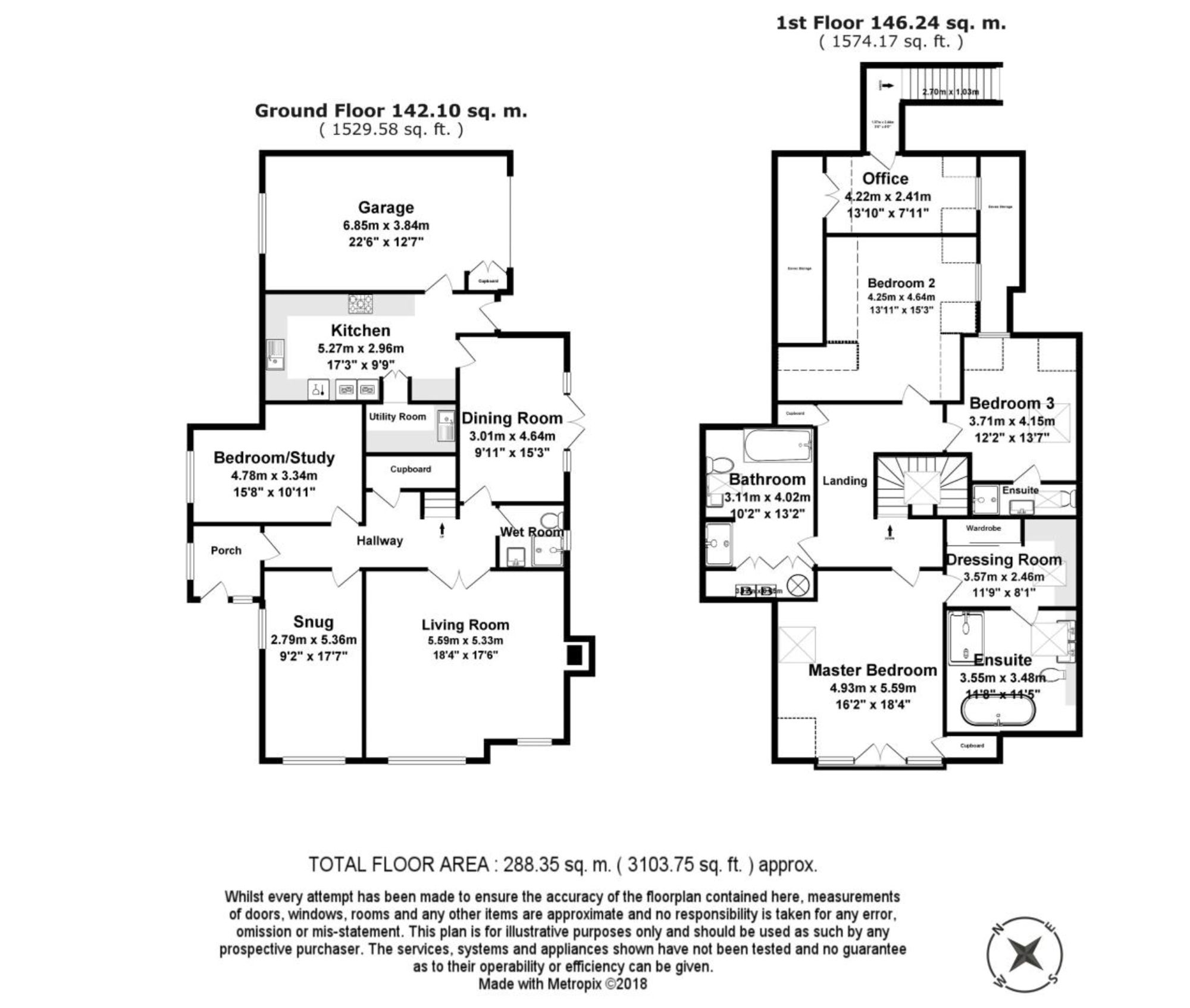 Lyndhurst, Newton Abbot floorplan