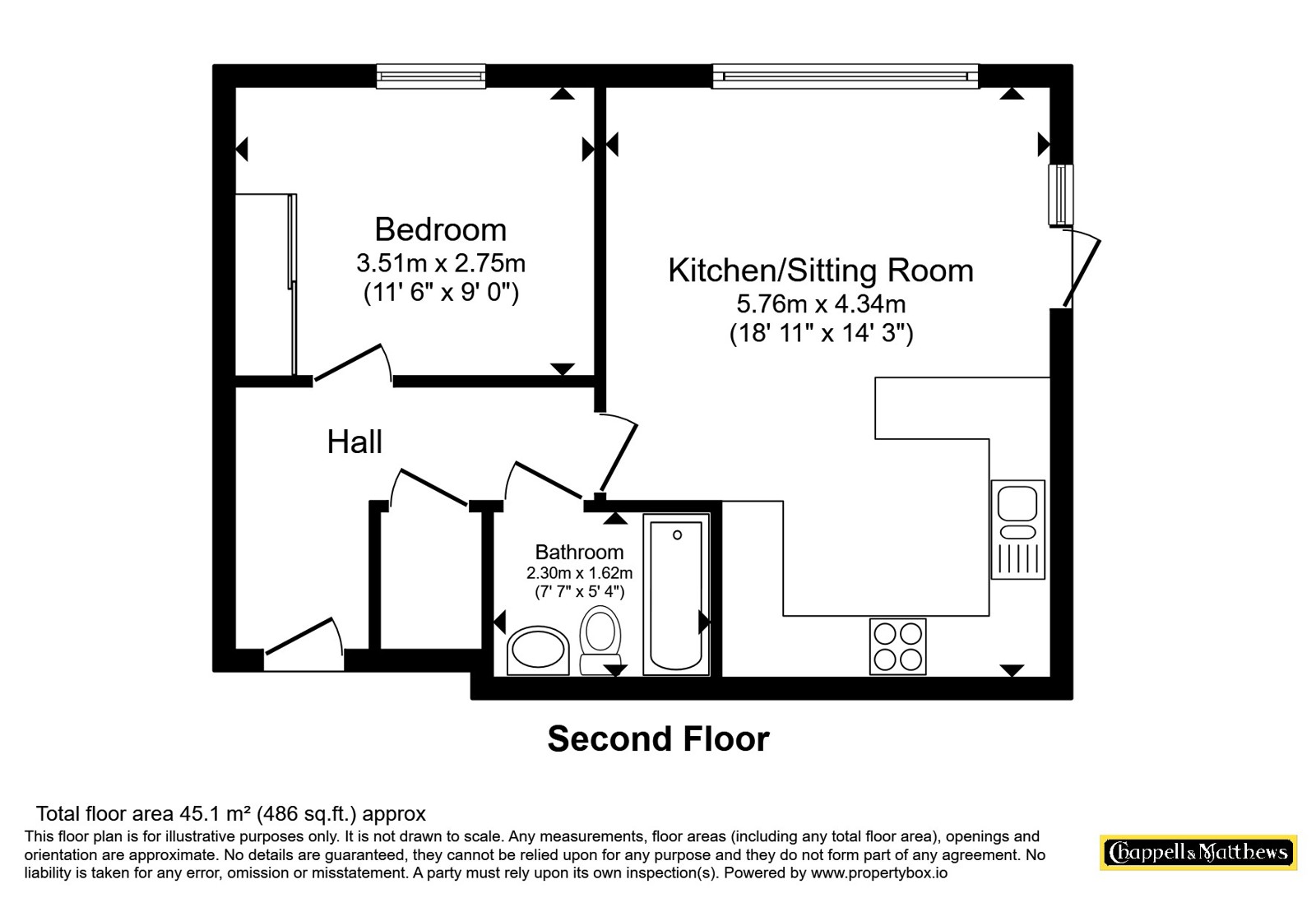 Flat 24 Invicta,, Millennium Promenade, Avon floorplan