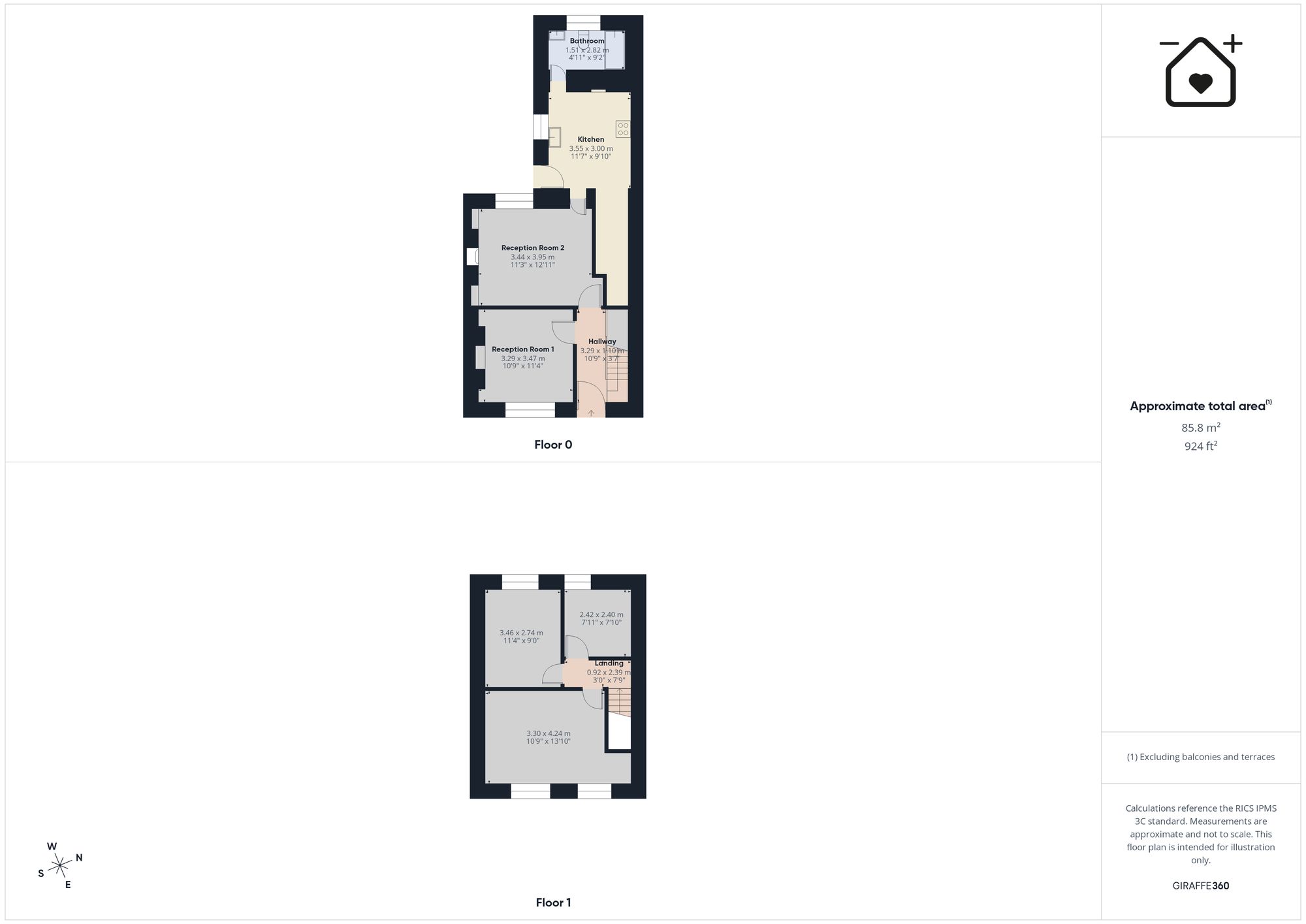 48 Grove Road, Swansea floorplan
