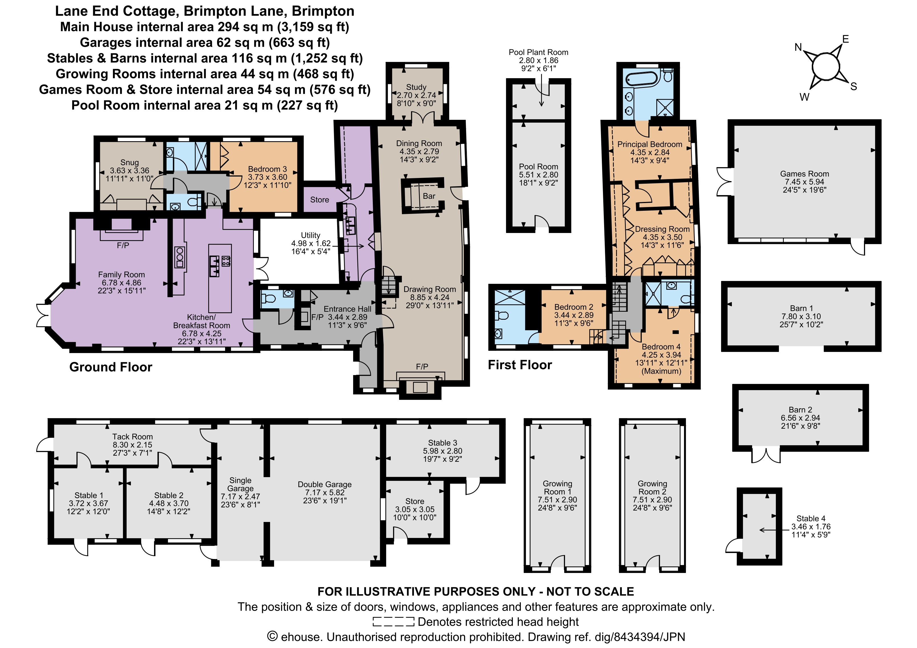Lane End Cottage,, Brimpton Lane, Reading floorplan