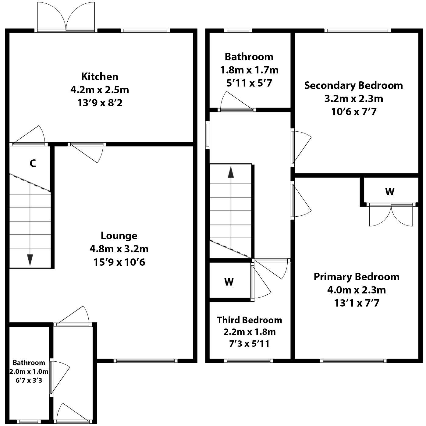 3, Berryhill Crescent, Wishaw floorplan