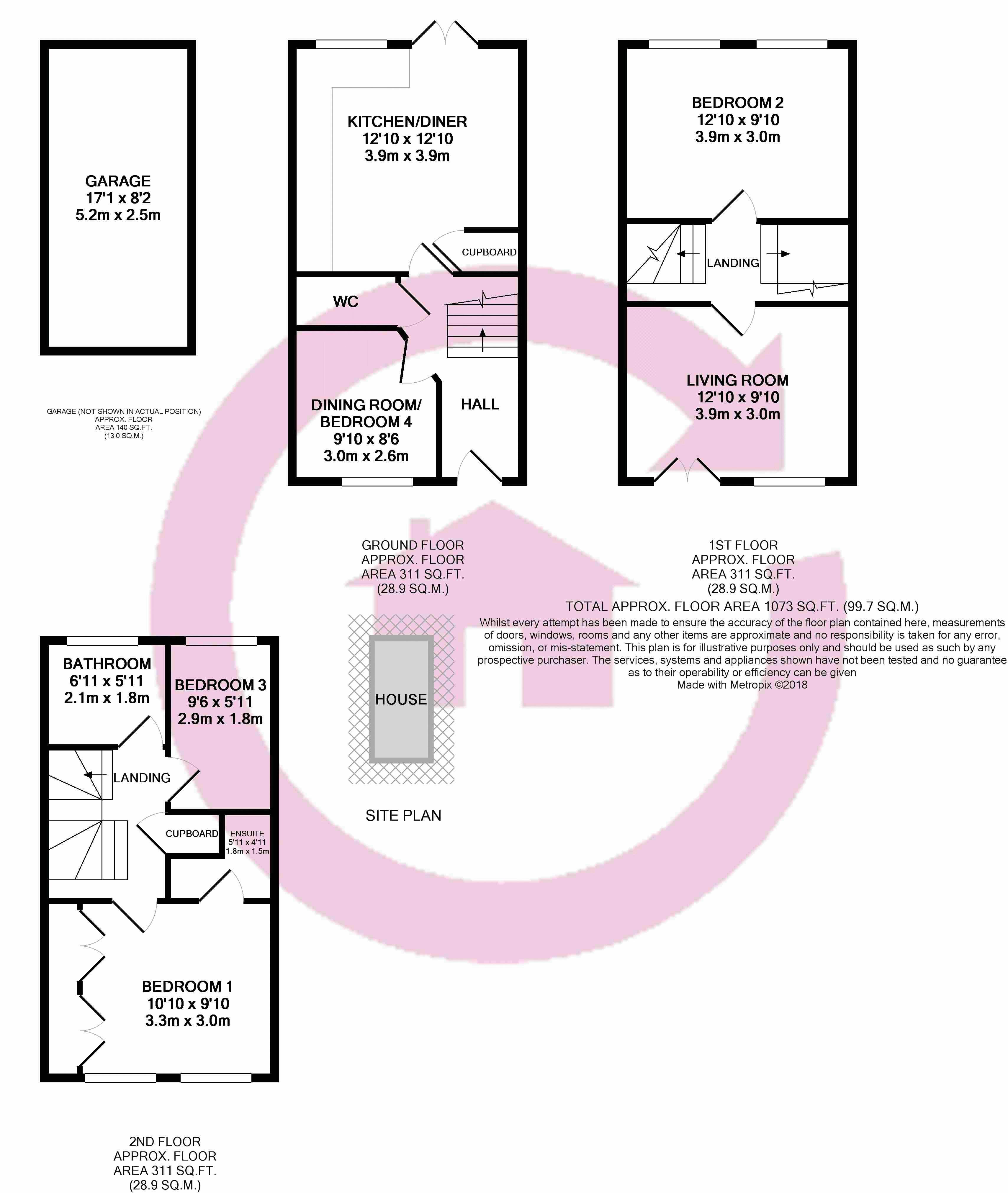 4 Bedrooms Terraced house to rent in Persimmon Gardens, Cheltenham GL51