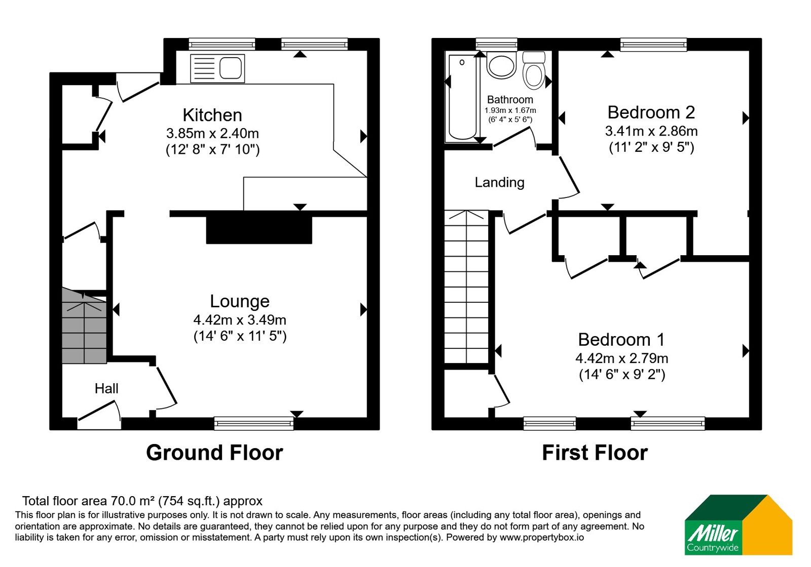 St. Marys Road, Par, Cornwall, PL24 floorplan