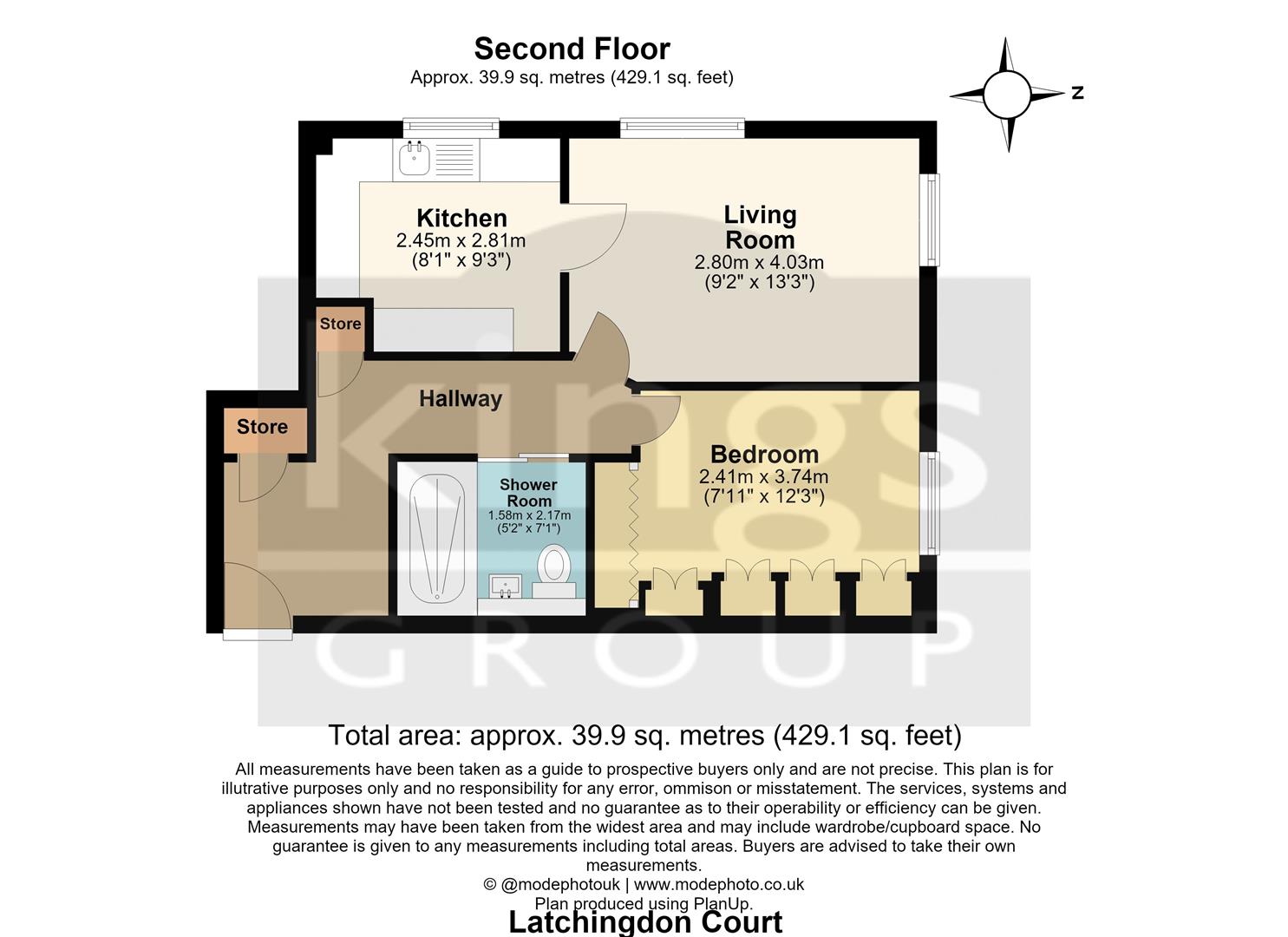 Flat 51, 26, Forest Road, London floorplan