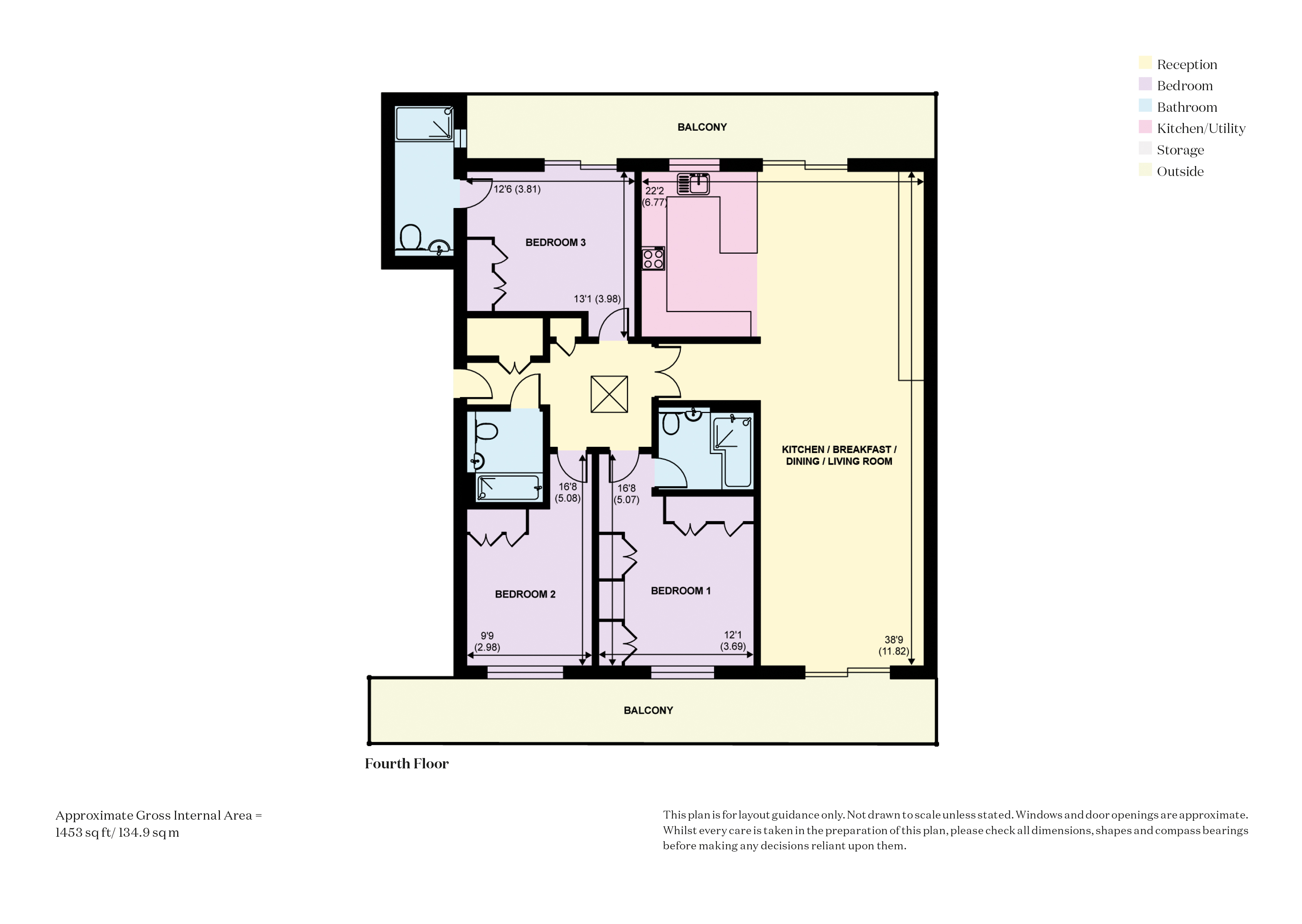 Trinity Gate, Guildford floorplan