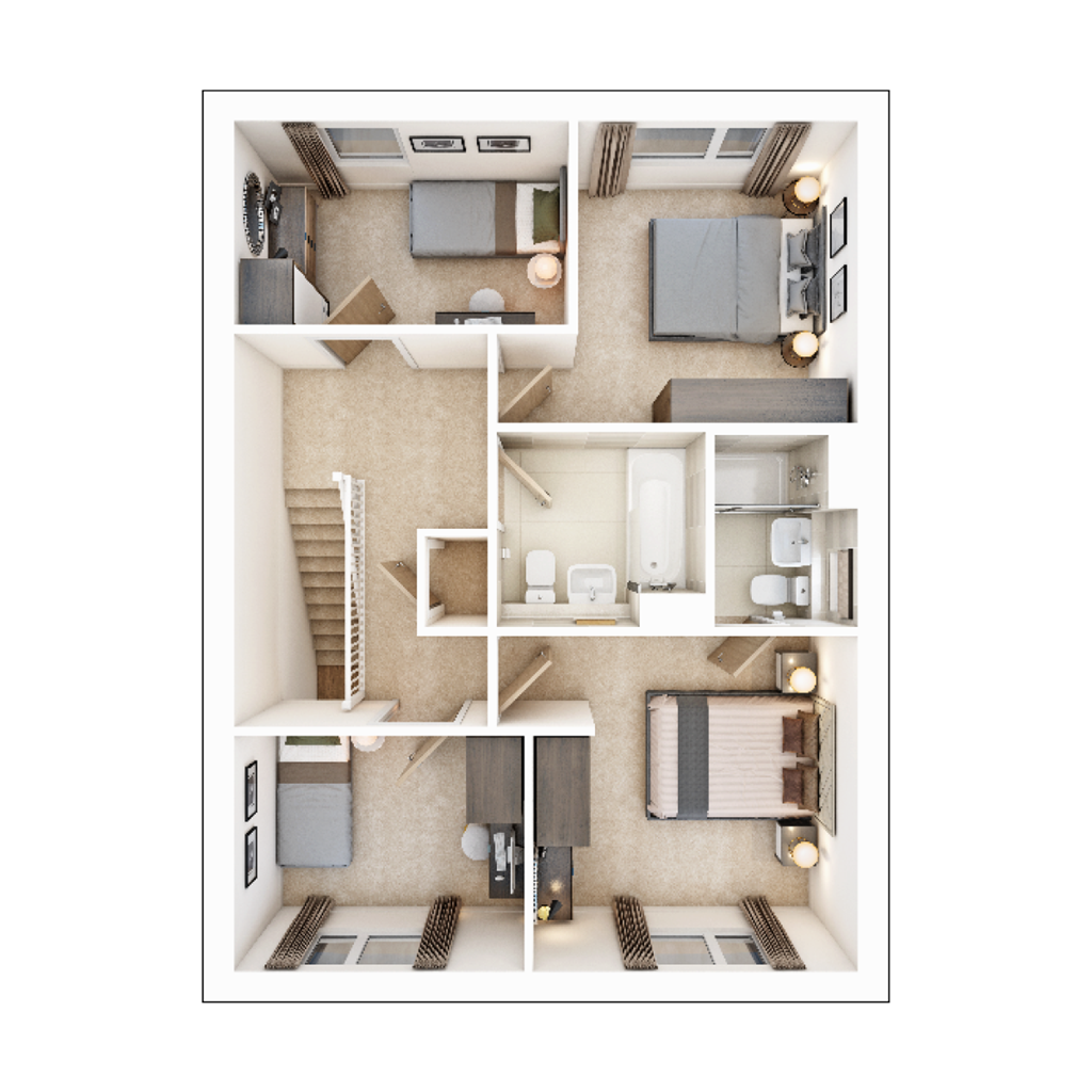 The Colford - Plot 16, Allard Way, 1 John Mutton Way, Coventry floorplan
