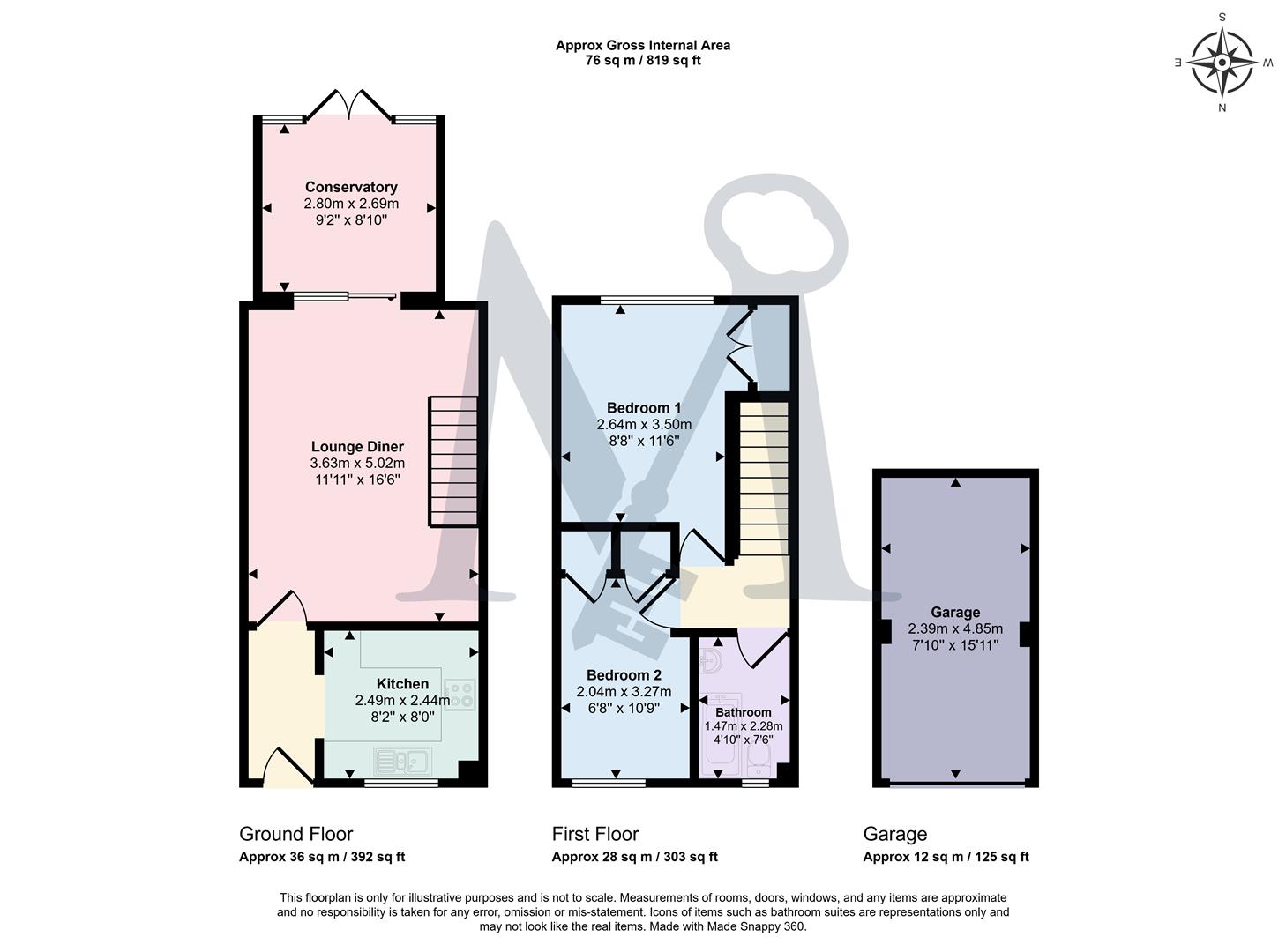 4, Willars Way, Coalville floorplan