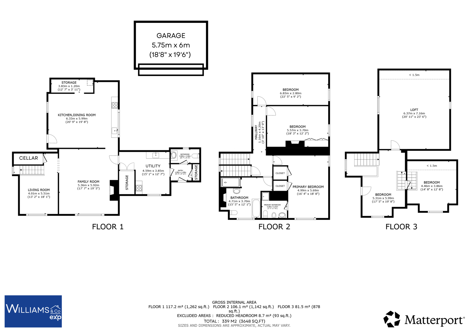 Onesacre Hall, Onesacre, Sheffield floorplan