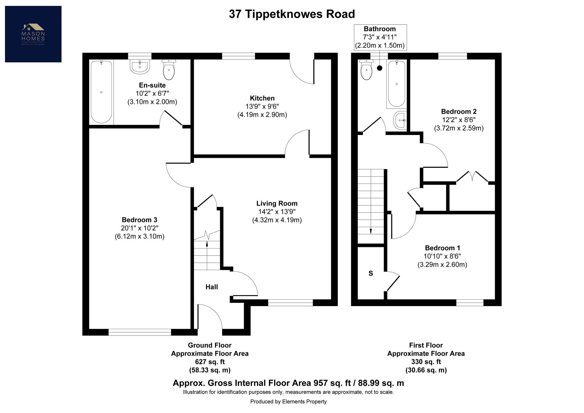 37 Tippet Knowes Road, Broxburn floorplan