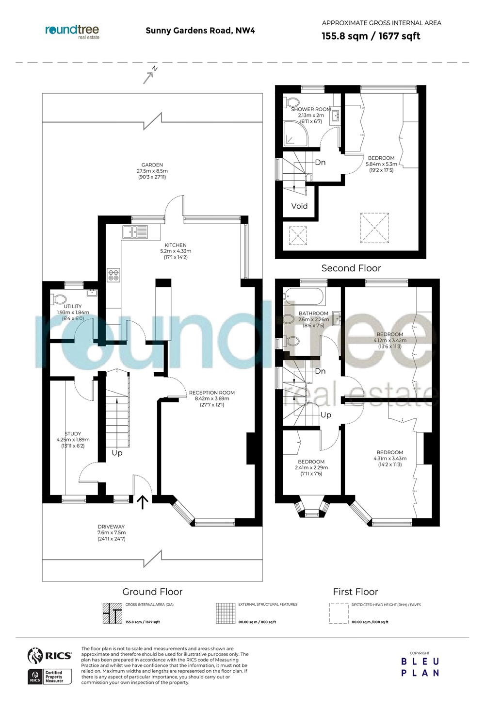 39, Sunny Gardens Road, Hendon floorplan