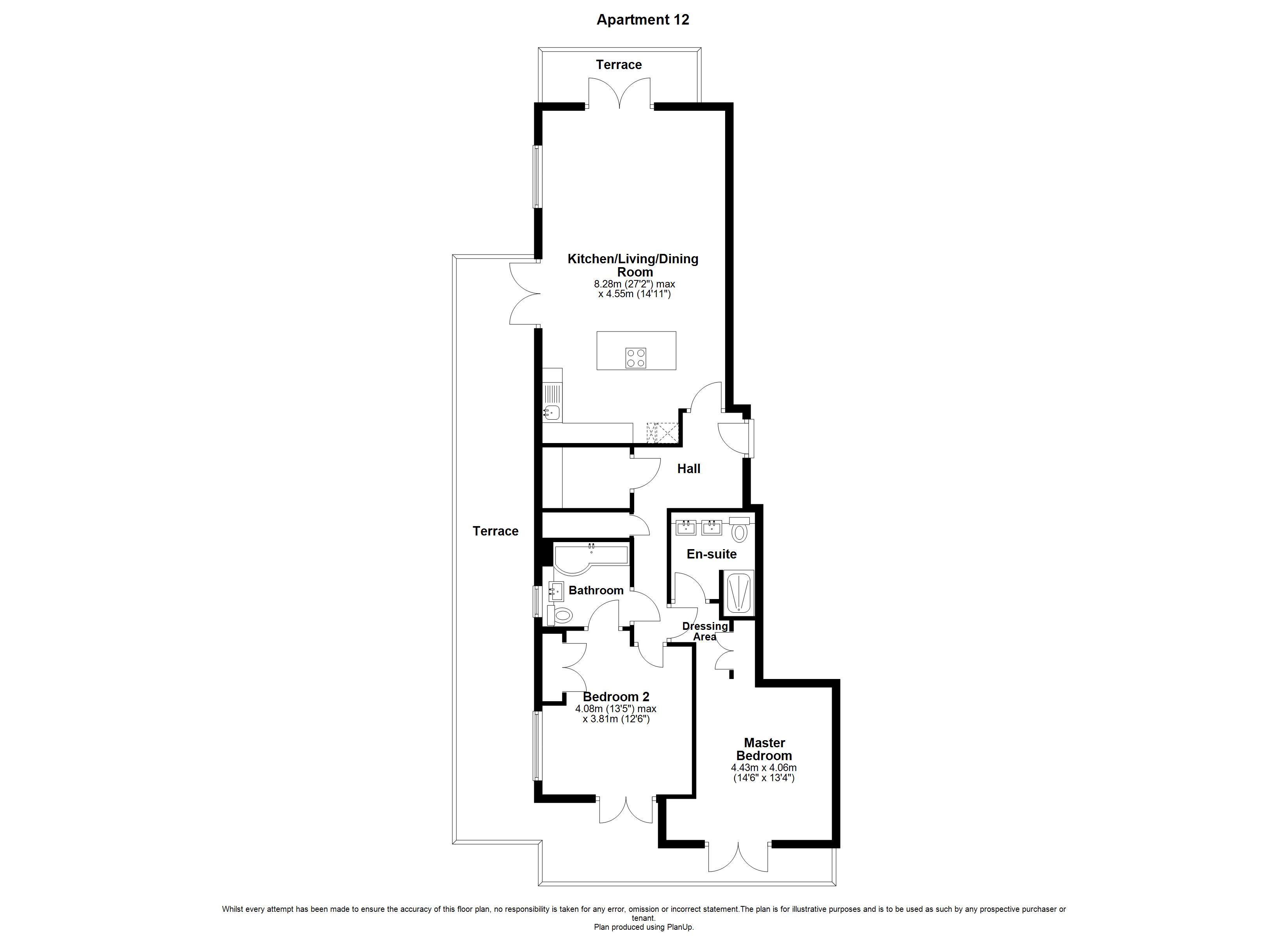 12, Sambrook Court, 383, Cockfosters Road, Barnet floorplan