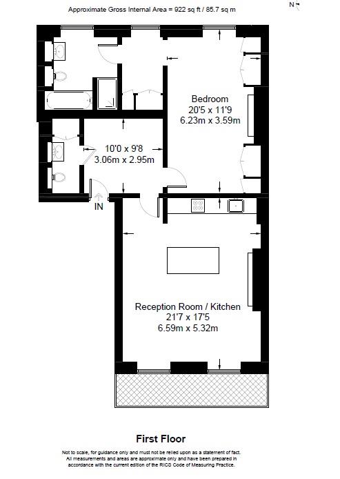 1 Bedrooms Flat to rent in Devonshire Place, Marylebone W1G