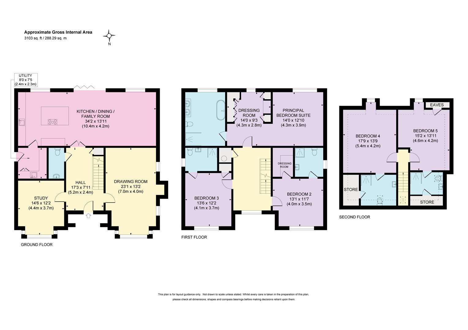 Clandon House, 25c, Horseshoe Lane West, Guildford floorplan