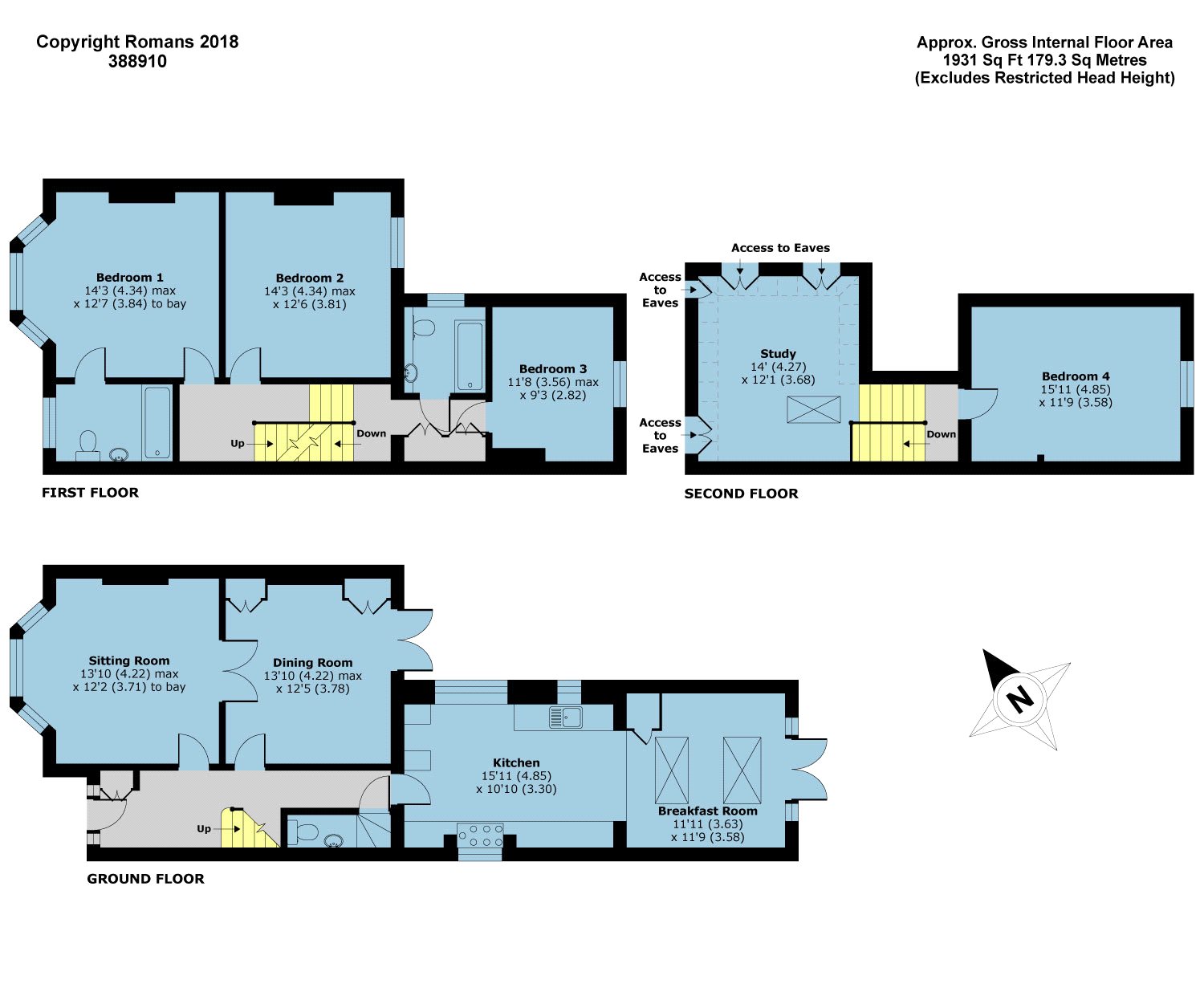 4 Bedrooms Semi-detached house for sale in Frances Road, Windsor, Berkshire SL4