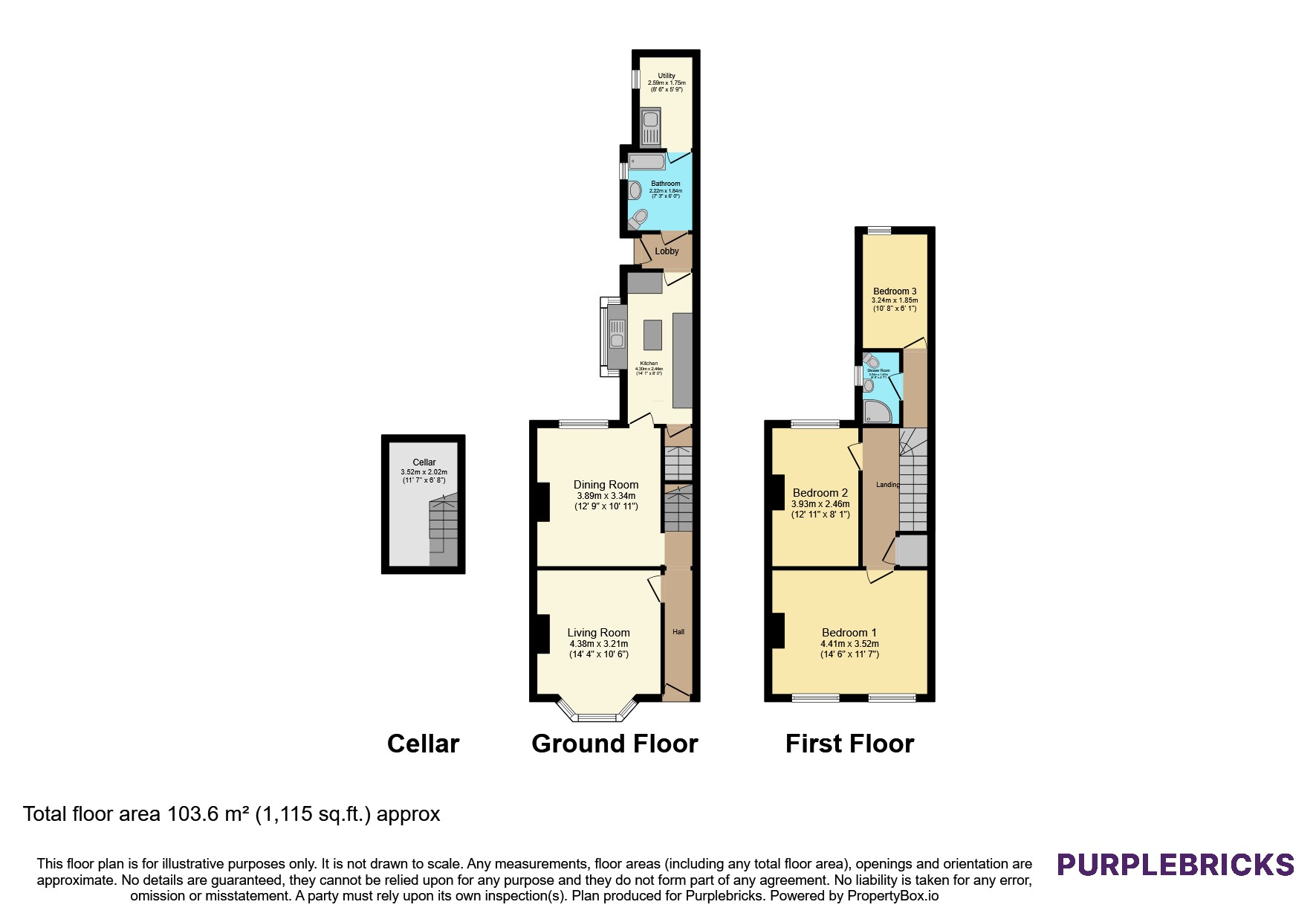 153, High Lane, Stoke-on-Trent floorplan