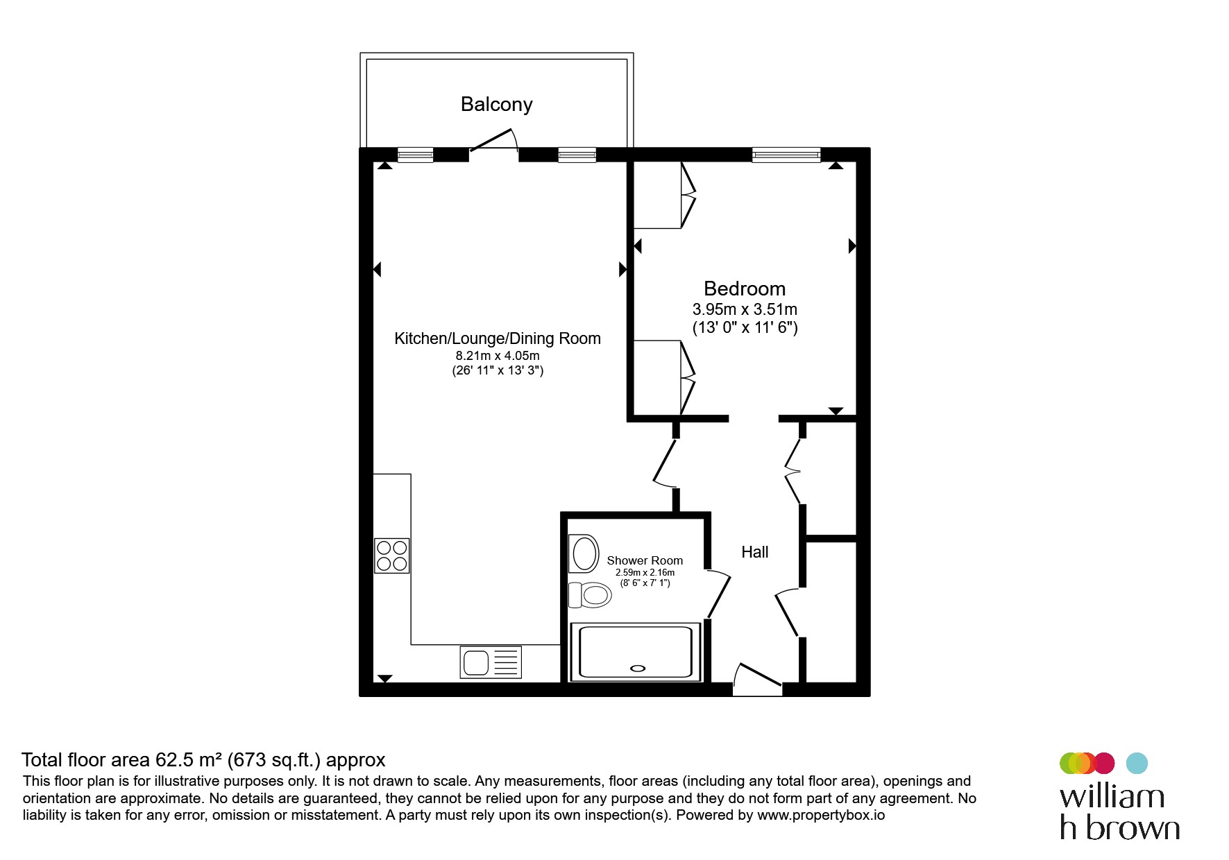 Flat 7, Maylards Court, Parkhill Close, Hornchurch floorplan