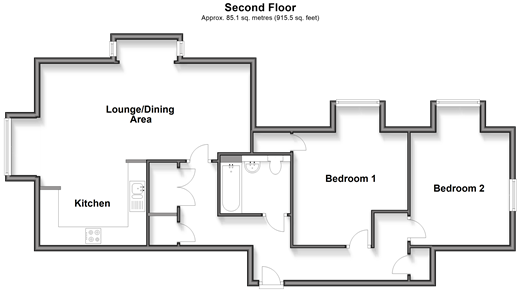 Fairbank Road Southwater, Horsham floorplan