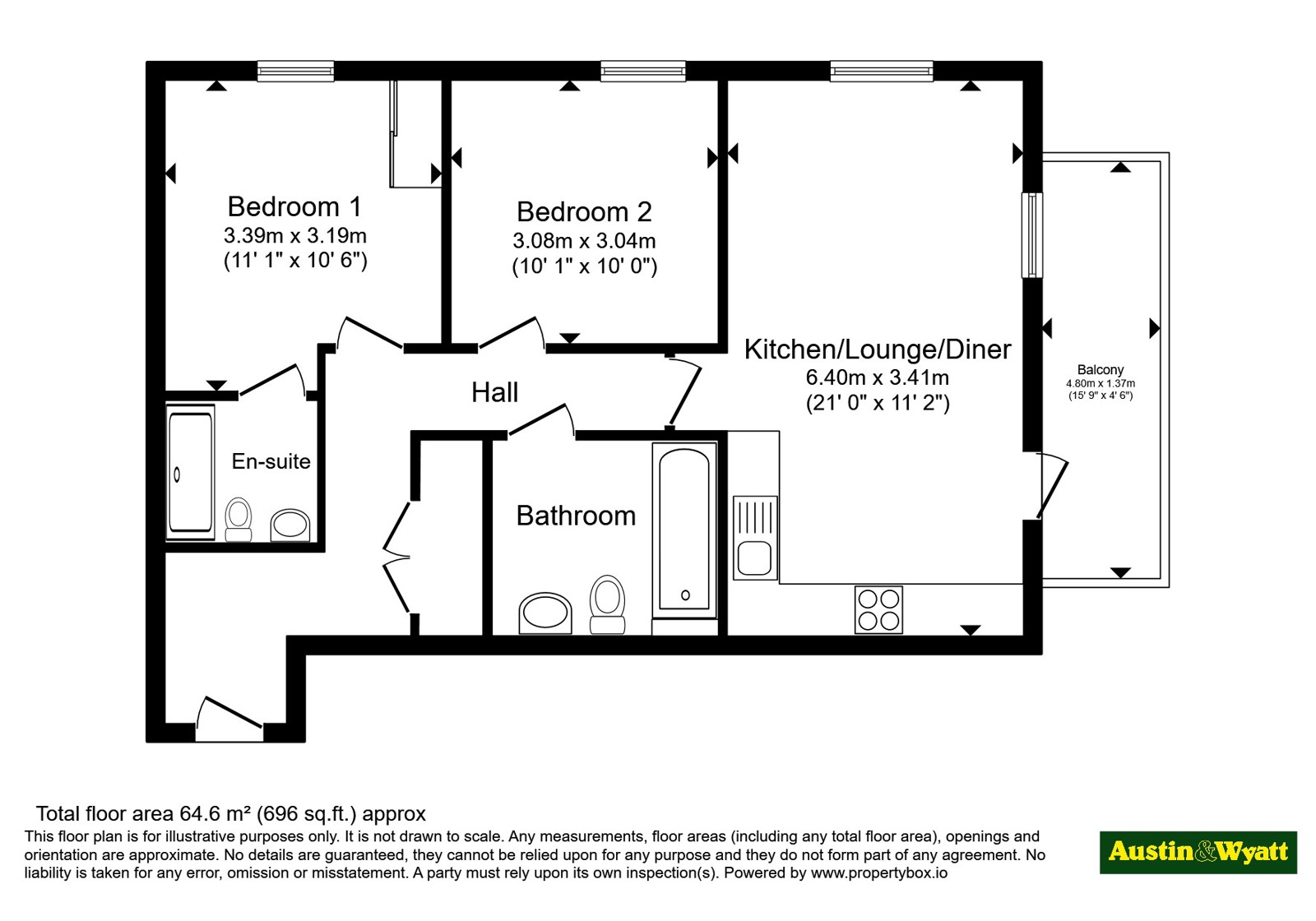 17 Elm House,, Thomas Blake Avenue, Hampshire floorplan